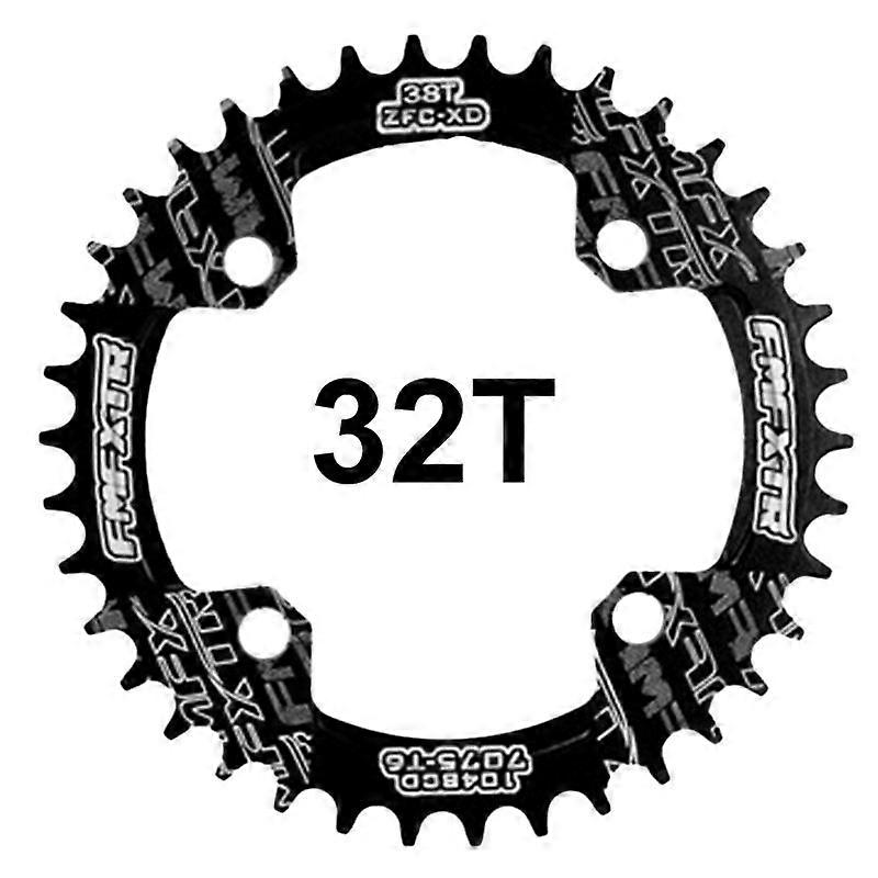 Cykelvev 104BCD rund form smal bred 32t / 34t / 36t / 38t / 40t / 42T kedjedrev cykelkedjehjulscirkel enkel platta