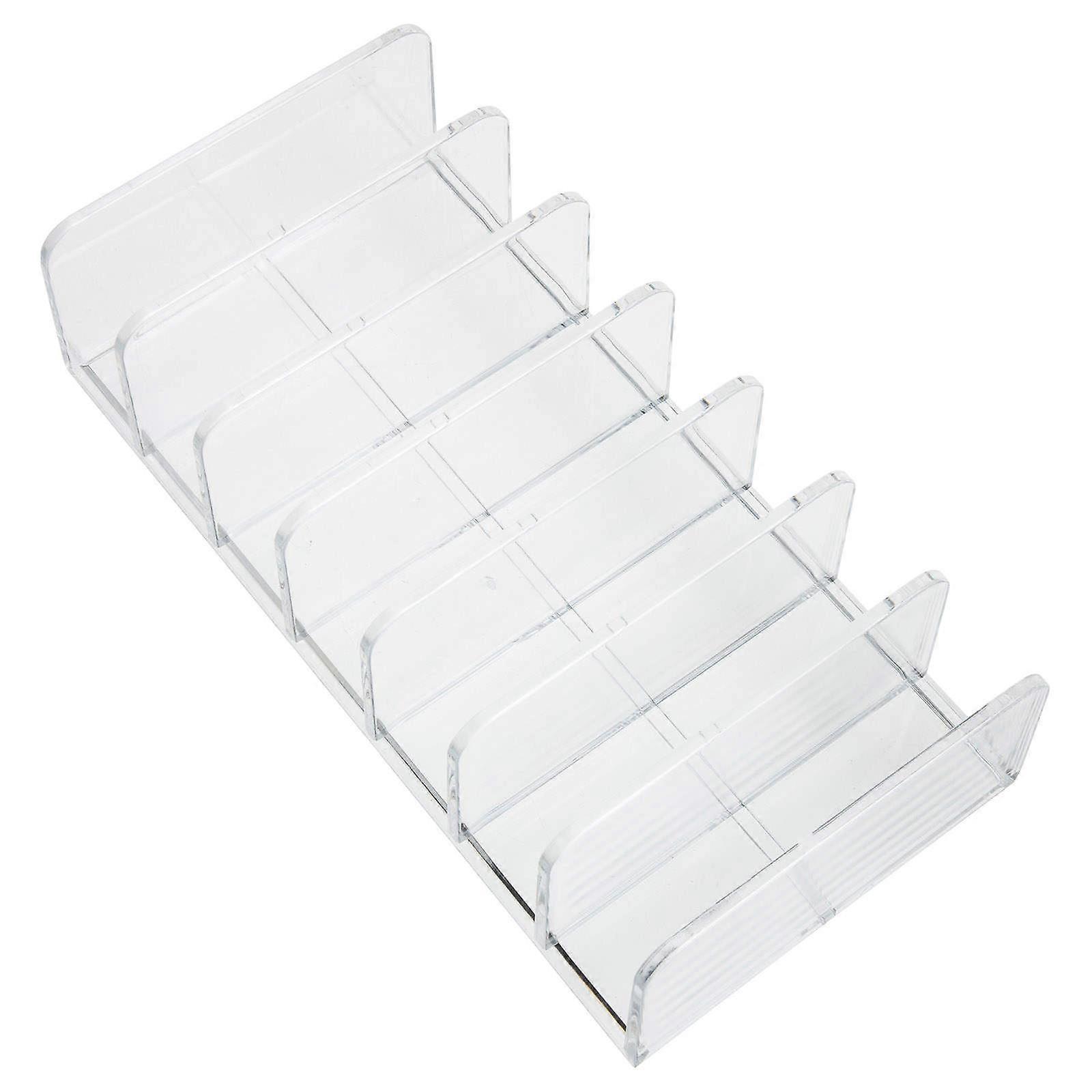Makeup Organizer For Vanity Eyeshadow Organizer Cosmetics Storage Home Use 17x8.5cm Practical 1Pcs