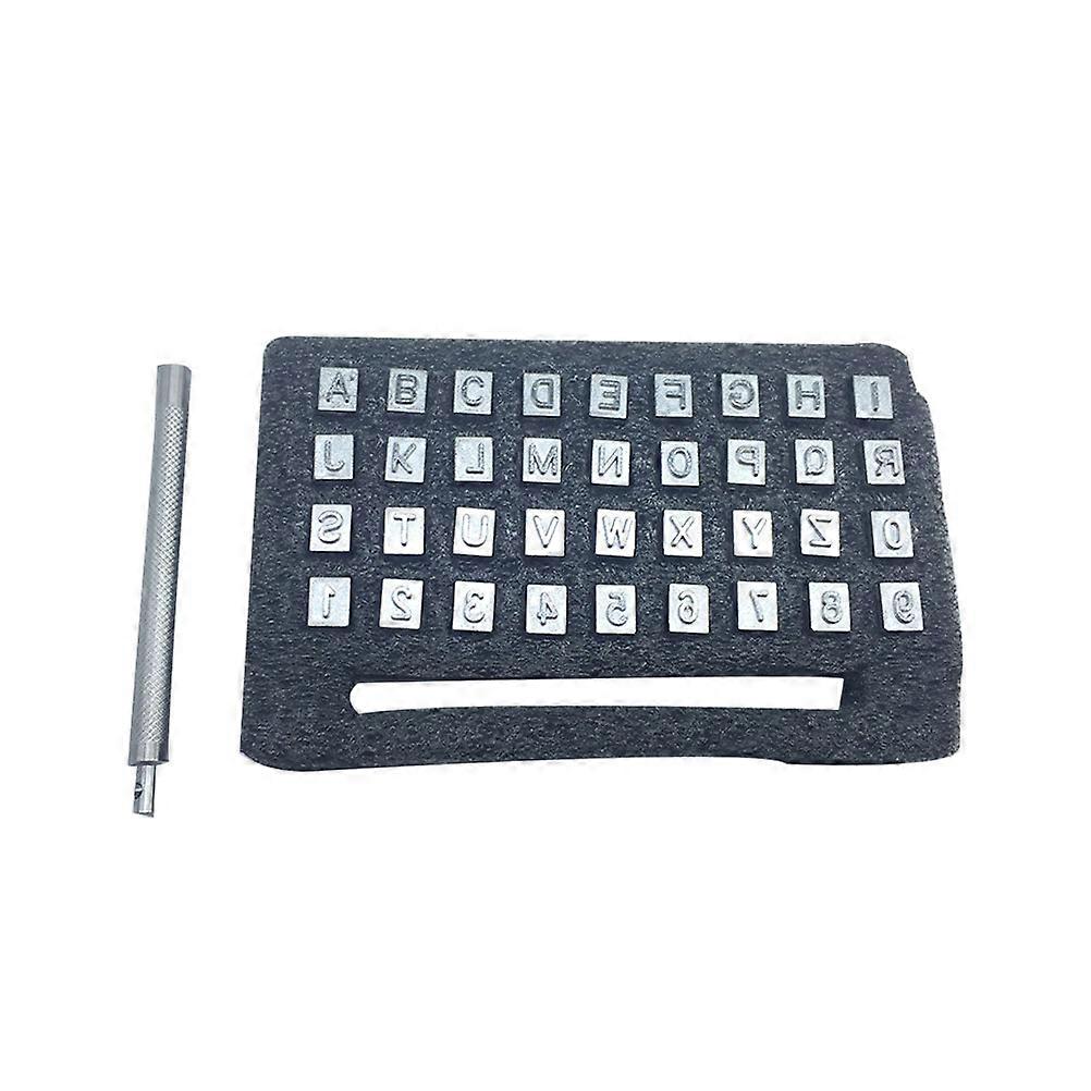 Alphabet Punch Set Letter Metal Punch Tool Craft Projects 37Pcs