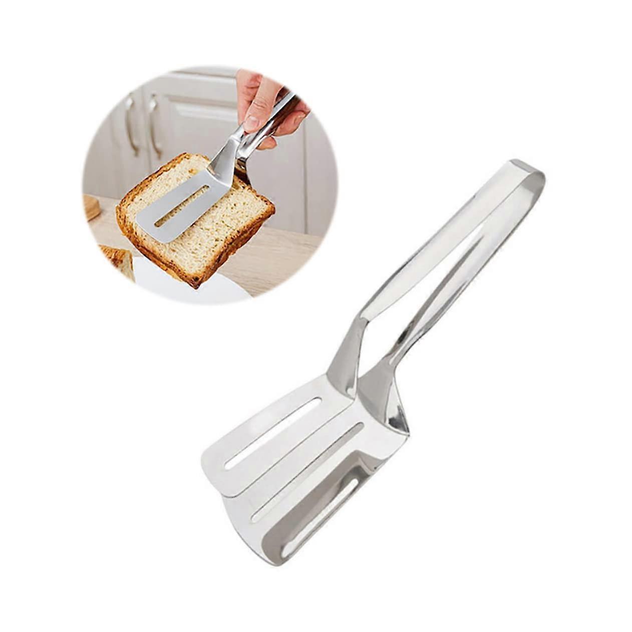 Barbecue Tongs Heat Resistant and Durable for Grilling Steak Pizza Bread Rustproof Kitchen Utensil for Parties and Buffets