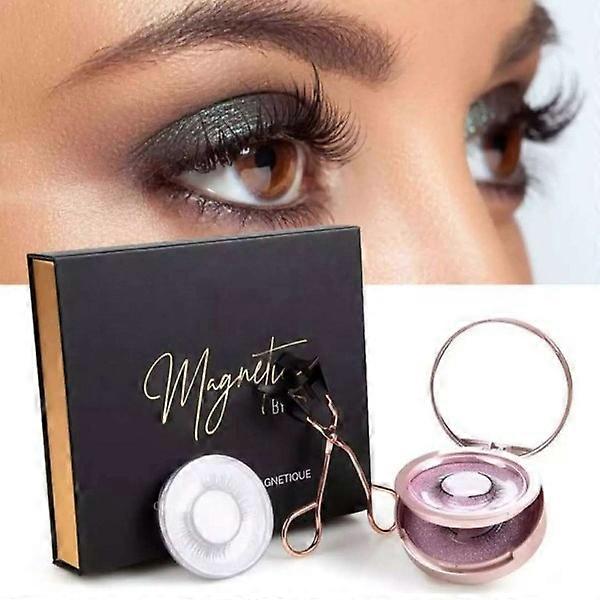 Magnetic Eyelashes without eyeliner - Natural look