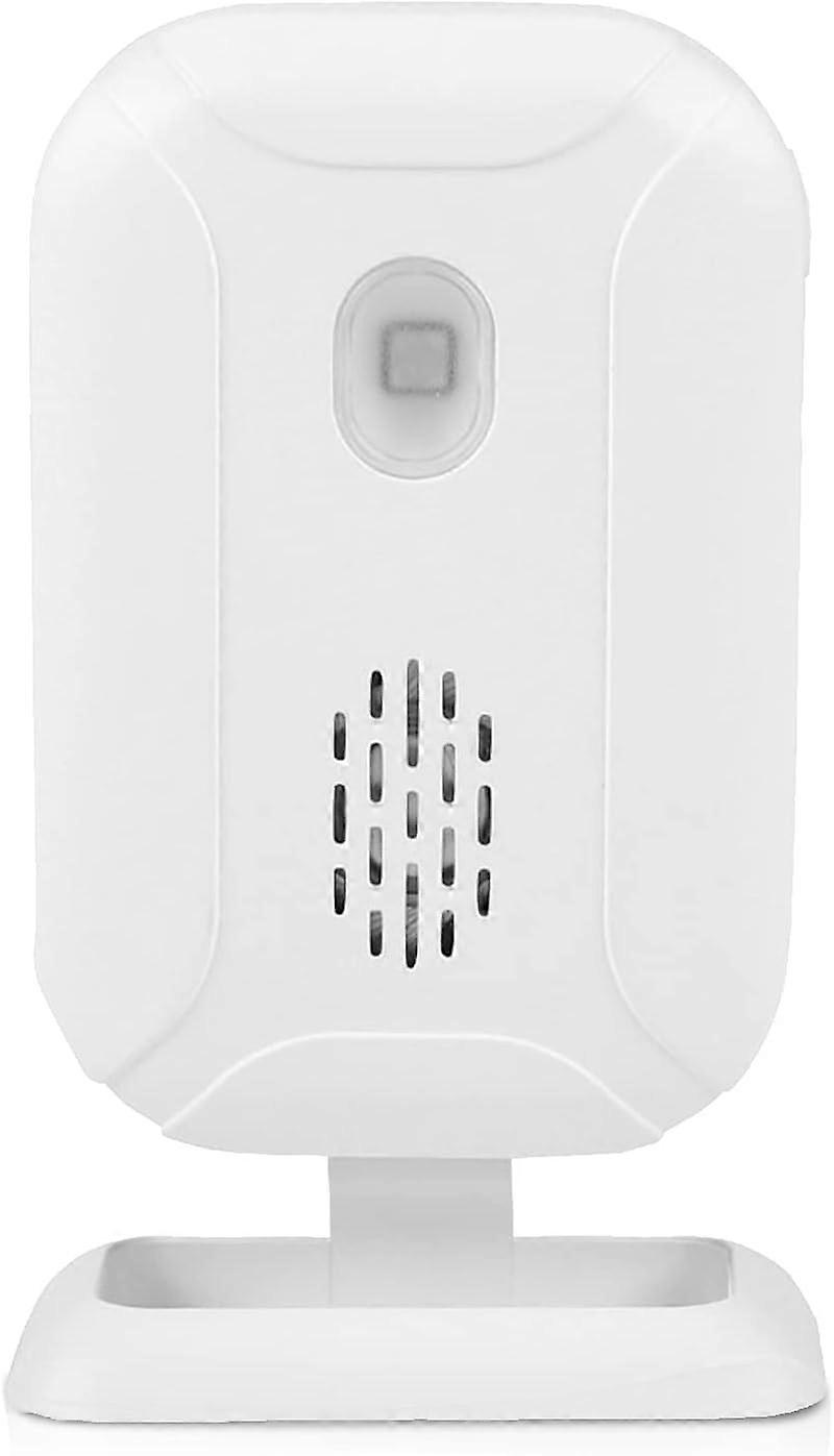 Welcome Doorbells with Alarm Clock, Wireless PIR Motion Sensor with IR, 4 Levels Adjustable Volume, C