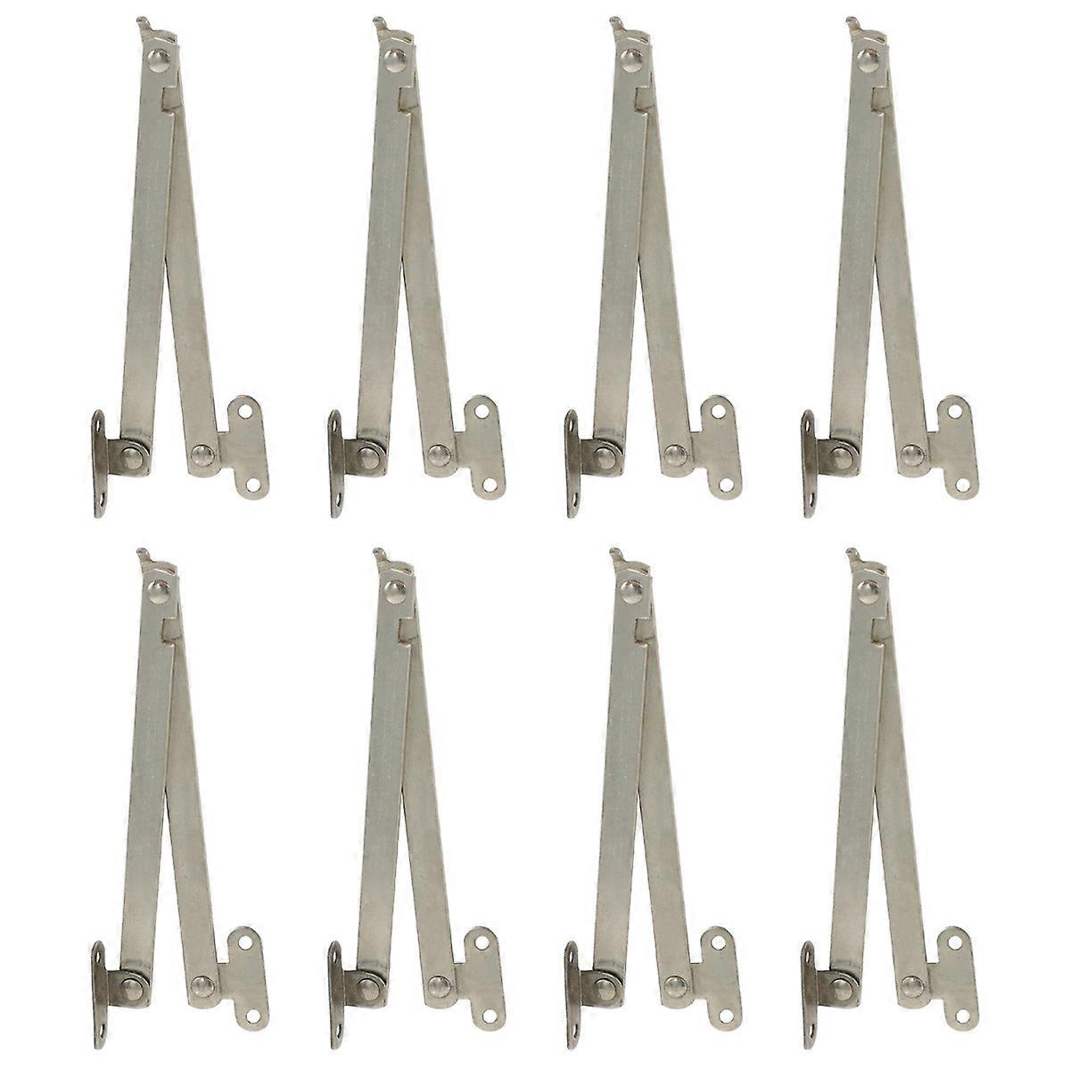 8X Furniture Cupboard Door Front Desk Foldable Lid Support Hinge Stay