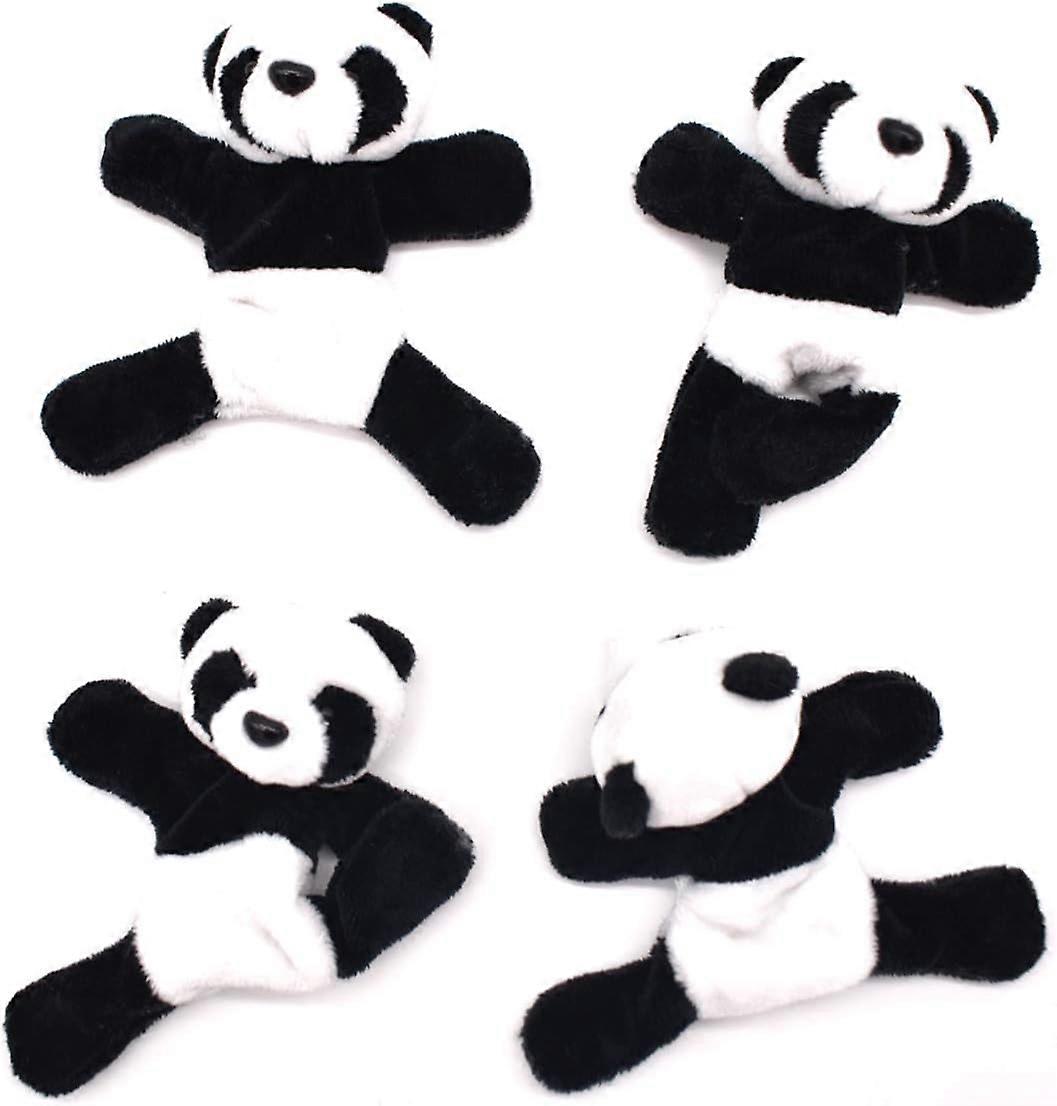 مغناطيس ثلاجة الباندا 4 قطع ، ملصق ثلاجة باندا ثلاثي الأبعاد ناعم لطيف - ديكور المنزل