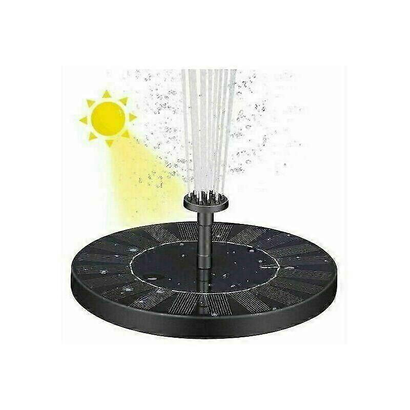 Solar Fountain, Garden Water Pump with Storage Battery, 1.4w Monocrystalline Solar Panel