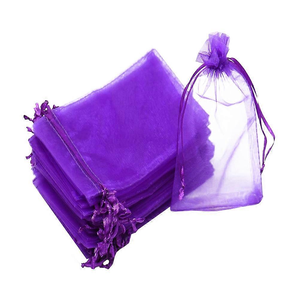 Portable Storage Pouch Small Draw String Pouch General Users Festival Event 9x7cm 100Set