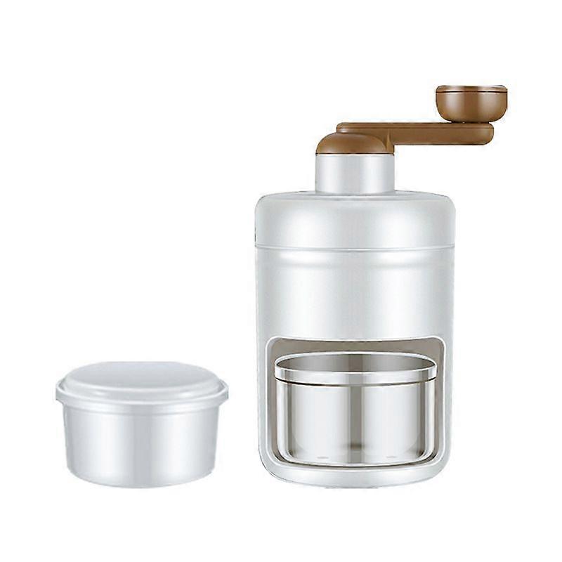 DIY Hand Shaved Ice Machine Free Plug-in Milkshake Ice Crusher Home Soft Ice Manual Shaved Ice Machine