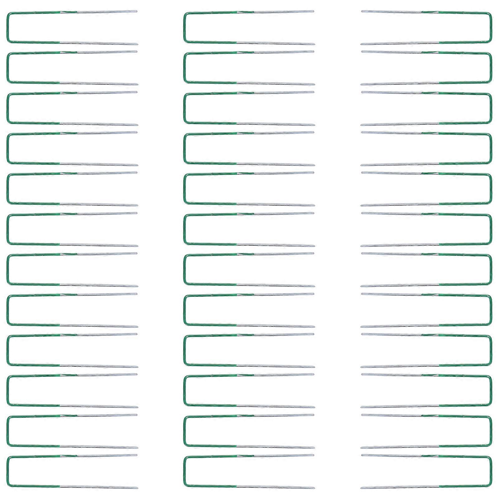 Lawn Pegs Galvanized Non-Rust Gardening Stakes Metal Pegs for Camping Professional Design 50Pcs
