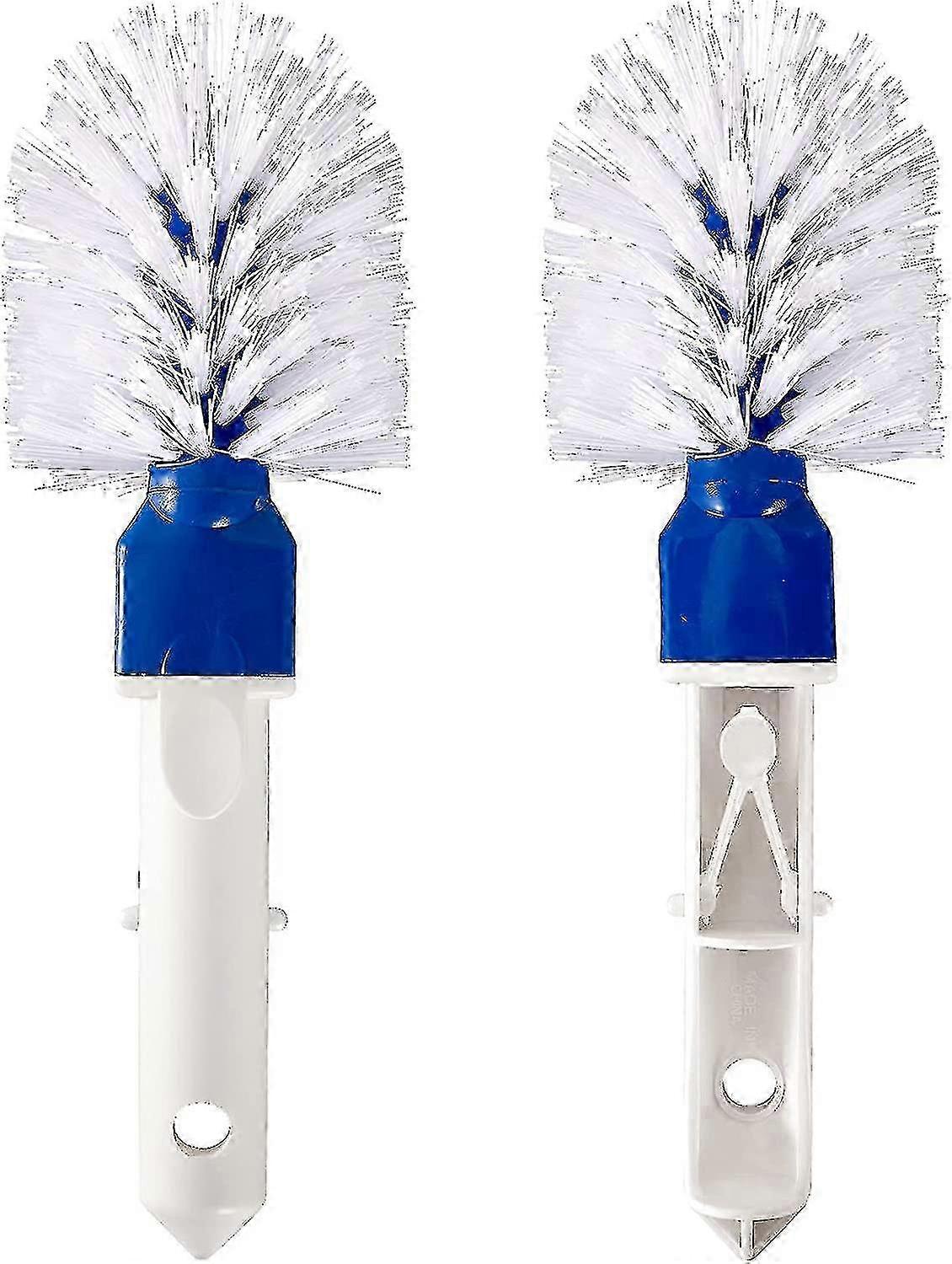 2pcs Swimming Pool Corner Brush - Cleaning Brushes for Above-ground and In-ground Pools with Easy Clips