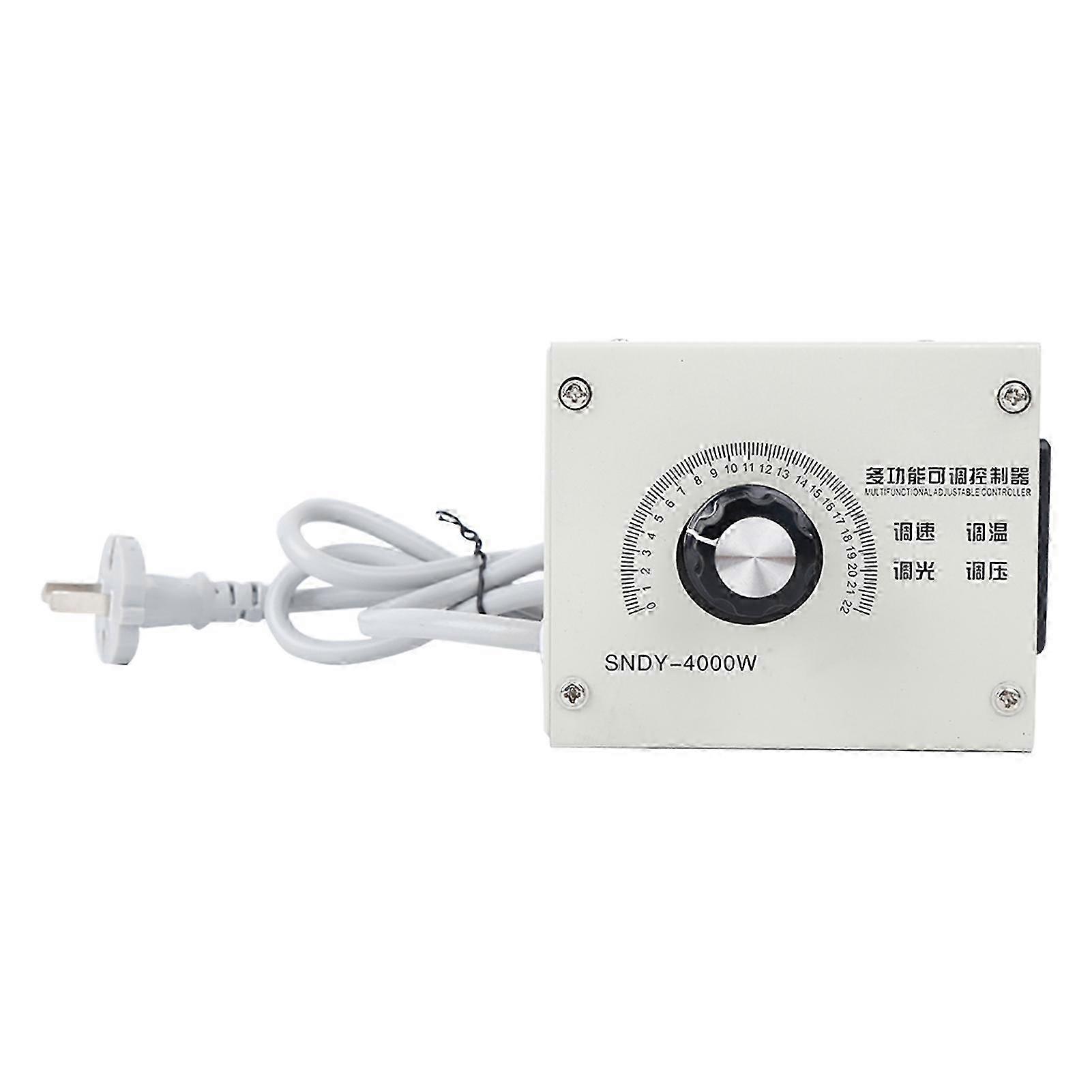 4000W AC 220V Variable Voltage Controller for Fan Speed Motor Tool