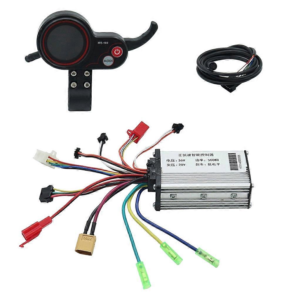 36V 500W Controller + MR-100 LCD-Display Dashboard Meter für KUGOO M4 Elektroroller Zubehör