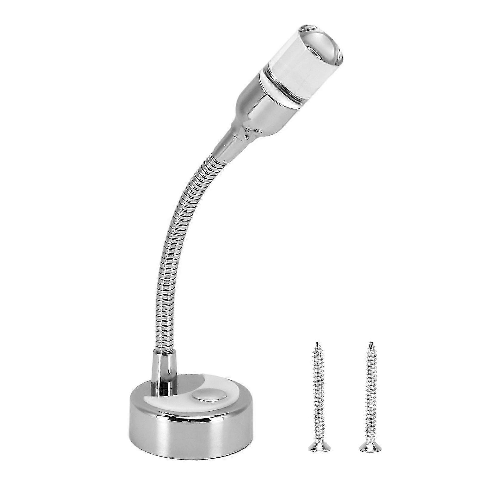 360�� Rotatable LED Reading Light with Touch Switch, 3000K 173LM 3W DC12V for Yachts and Boats