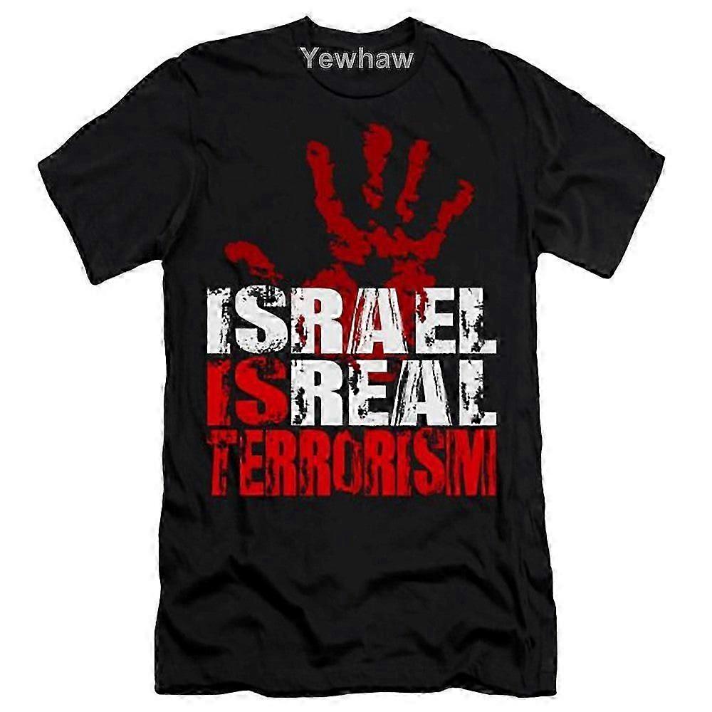 Israel é terrorismo de verdade e camiseta antiguerra