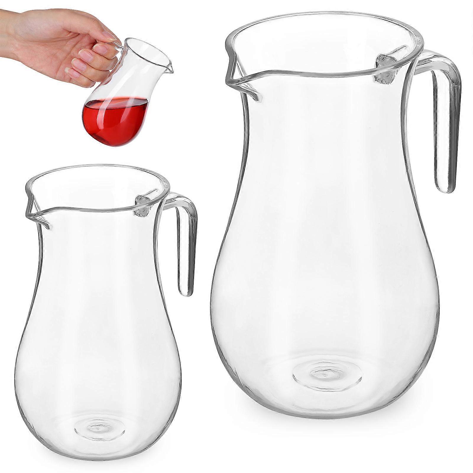 Elegant Acrylic Beverage Jug For Club Party Events 2Pcs