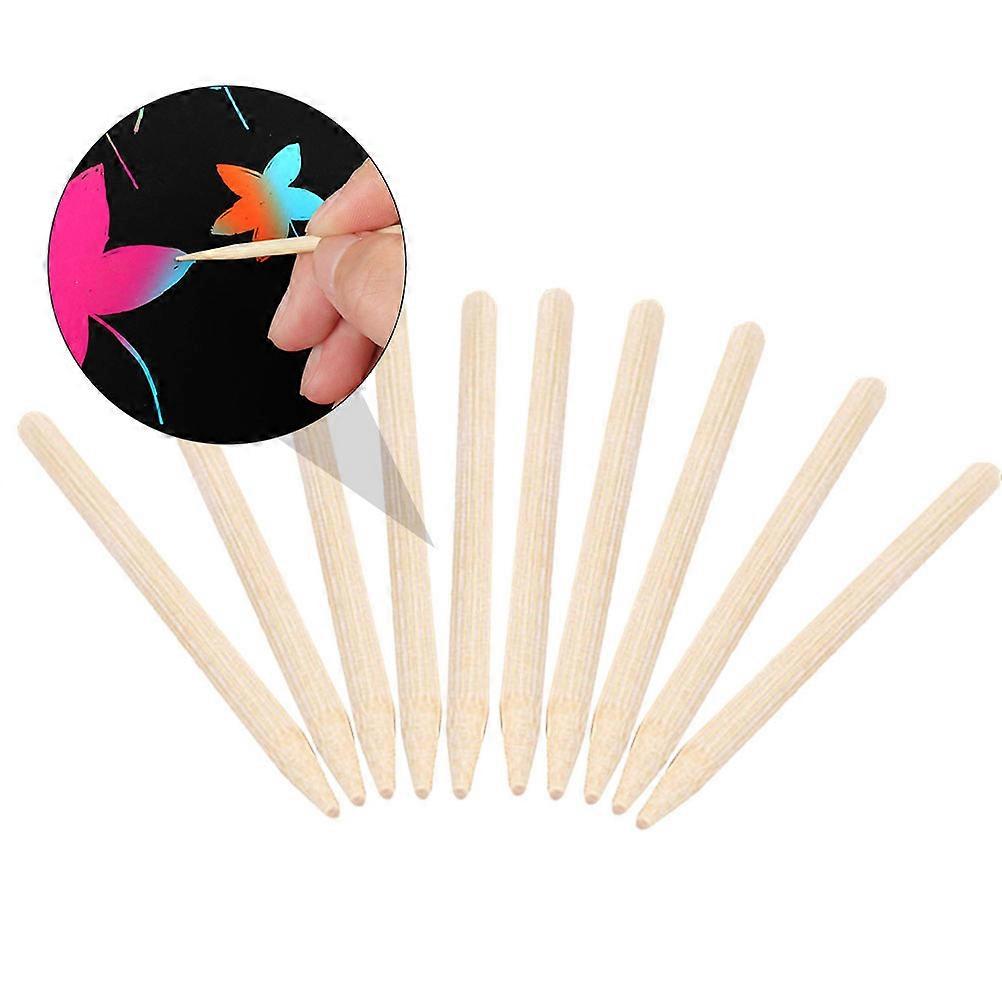 Heavy Duty Wood Stylus Tools for Crafting Scratching Drawing 60Pcs