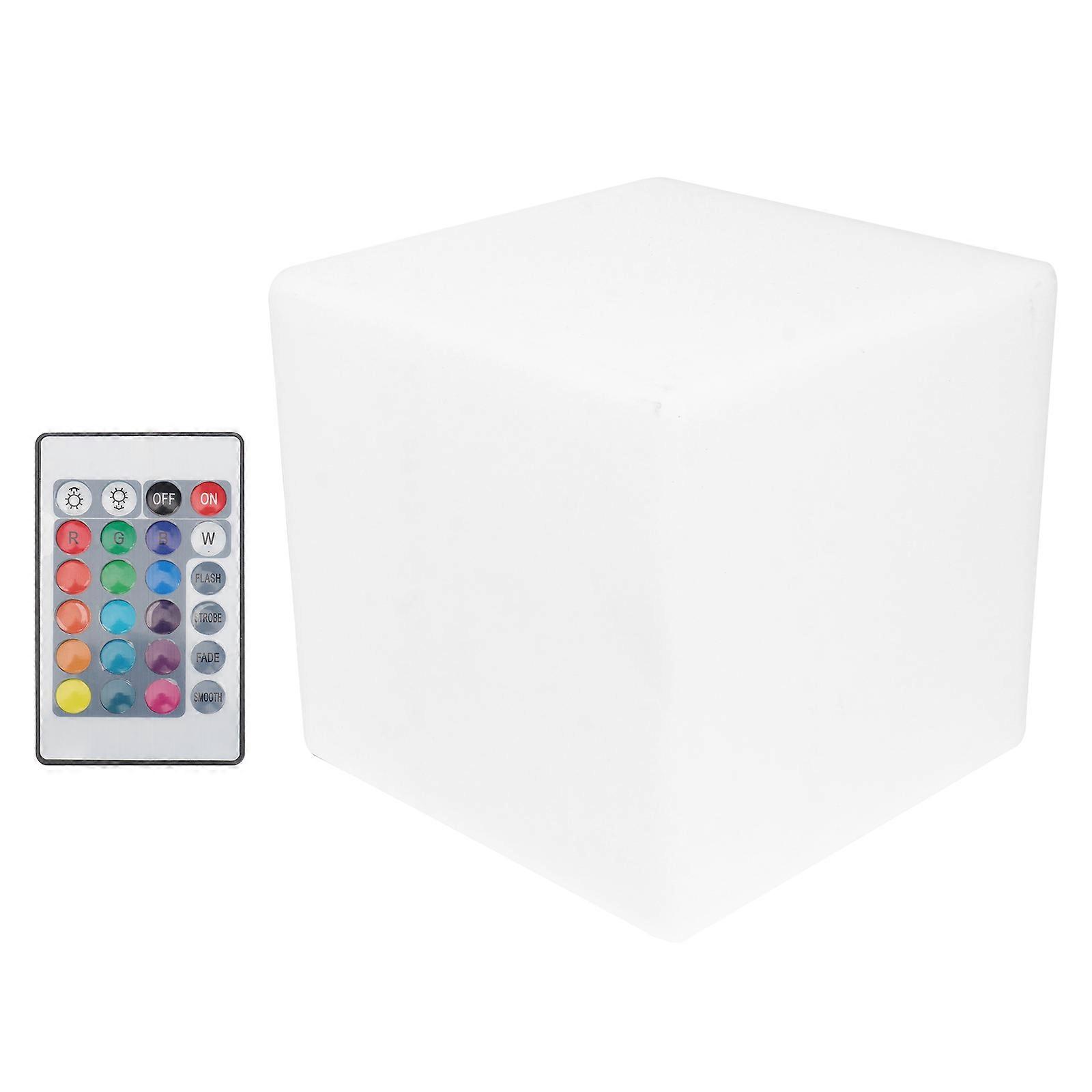 Outdoor Led Light Cube Illuminated Entertainment 15 x 15 x 15cm Multi 1Pack