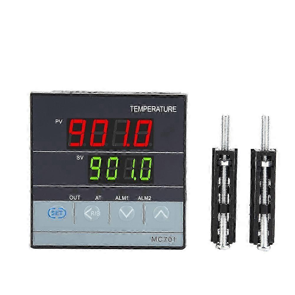 MC701 Digital PID Temperature Controller K Type PT100 Sensor Input Relay SSR Output