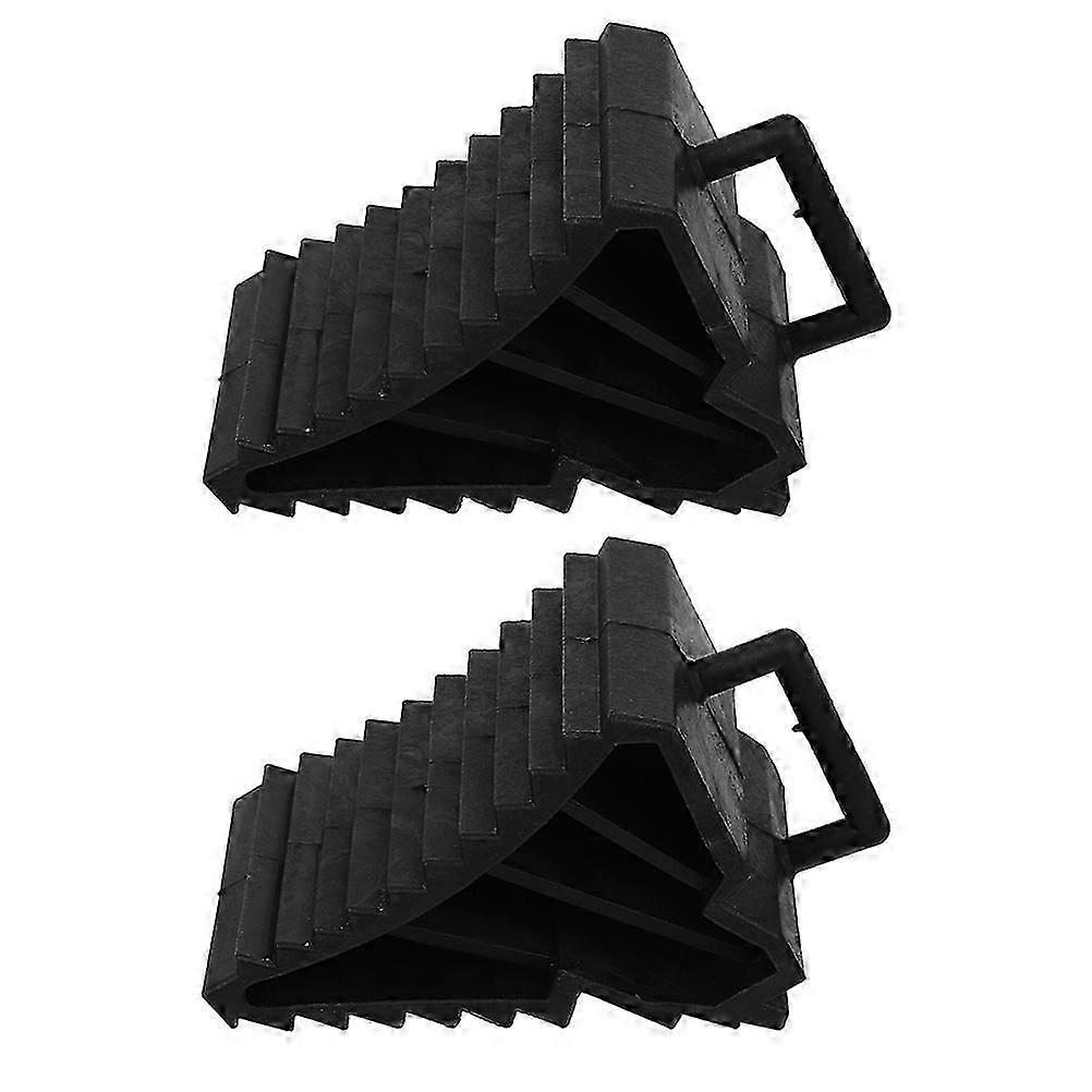 Tekne Römorkları için Direnç Gres Tekerlek Takozları RV Onarımları 18X10X10CM 2 Adet