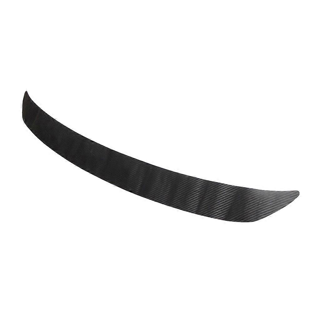 Rear Bumper Cover Carbon Fiber Bumper Trim Car Exterior Accessories 108x7cm Black Protects from Scratches 1Pcs