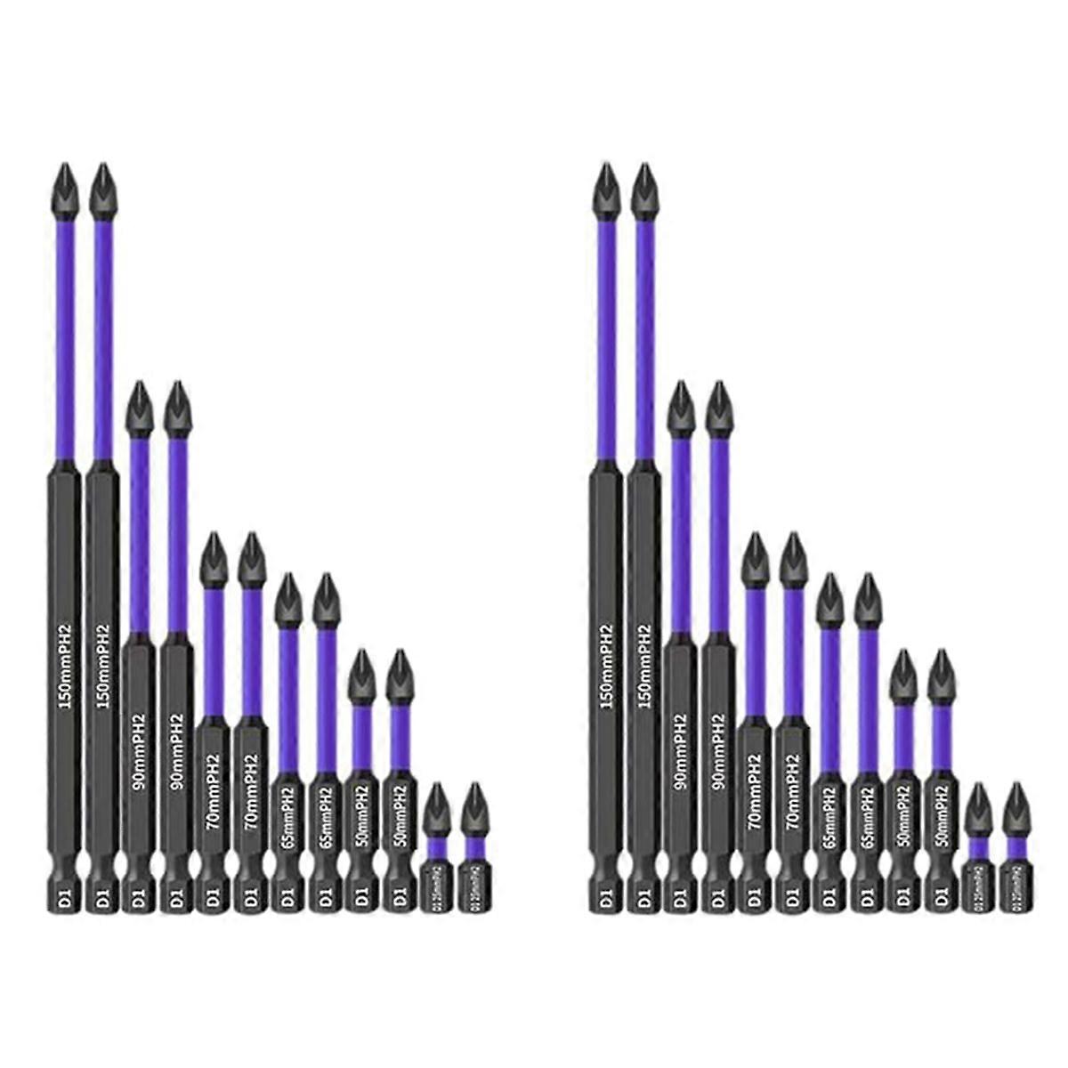 D1 Anti-Slip & Shock-Proof Bits with Screwdriver Bits (2Set)