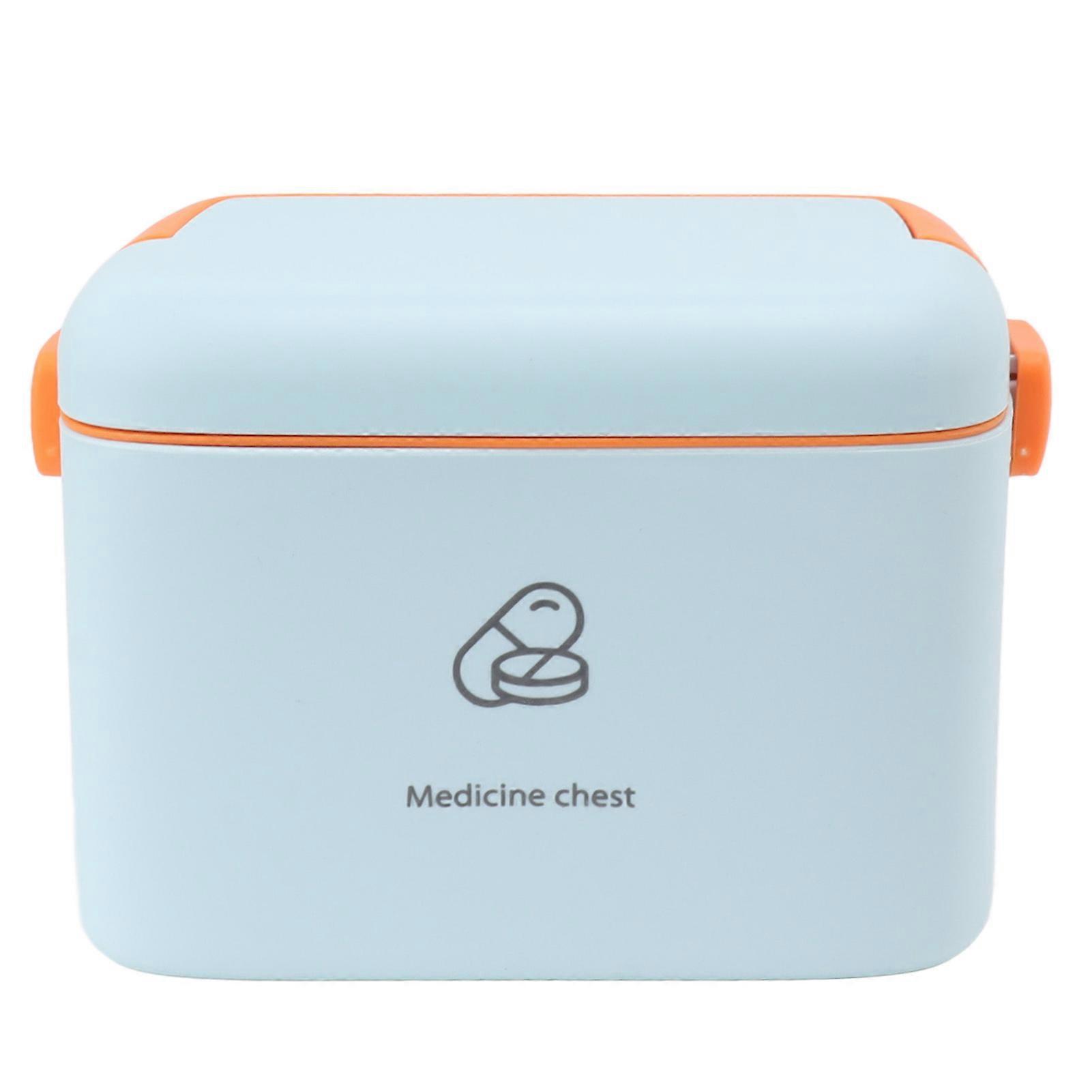 Large Medicine Storage Box Organizer Container Family Emergency Medicine Case with Removable Tray