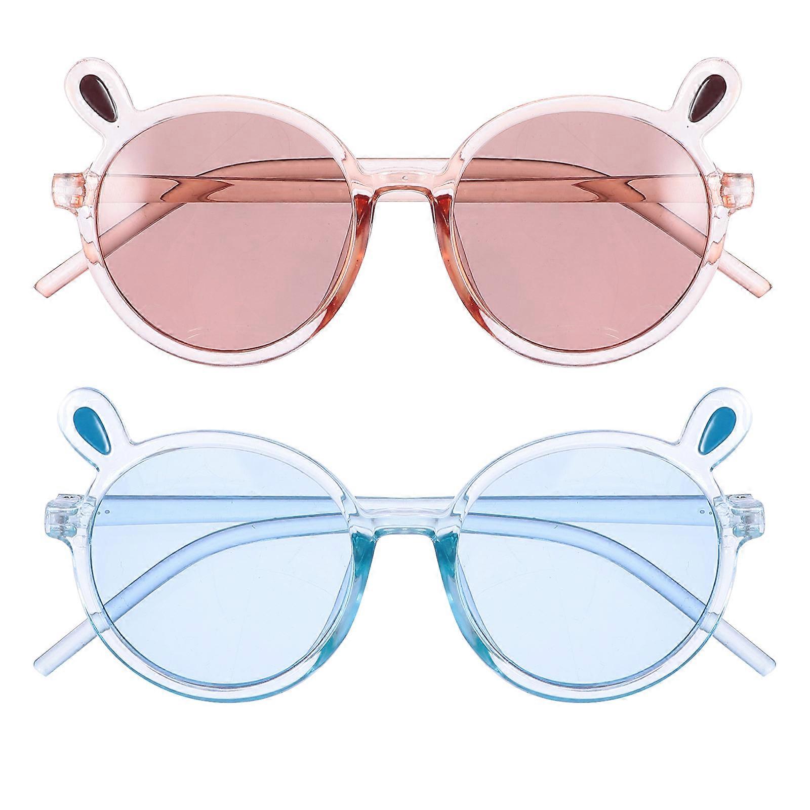 Bear Ear Round Sunglasses for Outdoor Activities & Parties UV Protection, Comfortable Fit, Durable Fashion Eyewear for Boys
