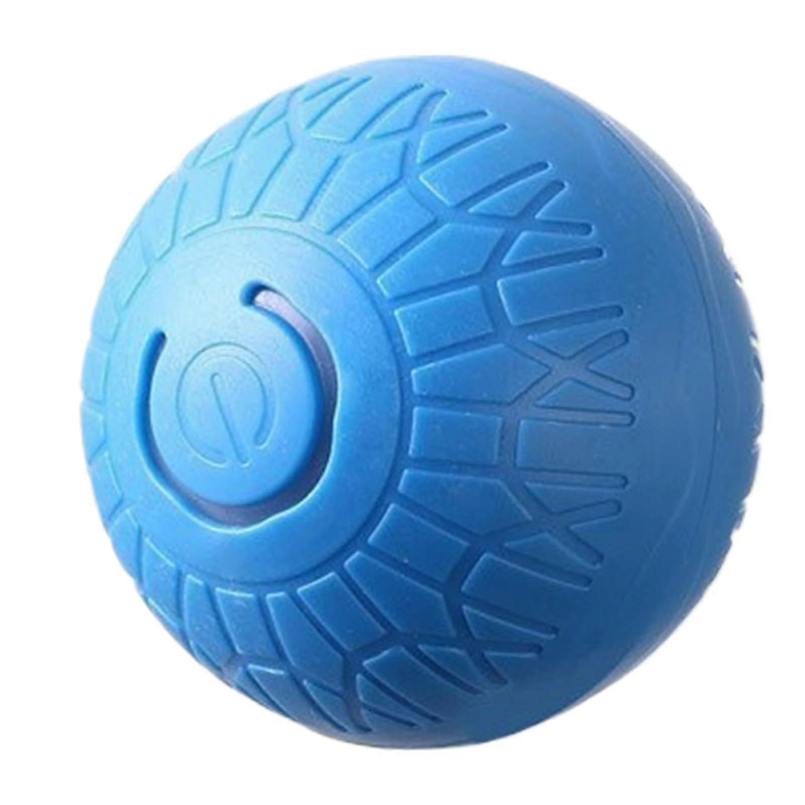 Interactive Dog Toy Dispenser Jumping Ball for Dogs Puppies Automatic Wiggle Balls Blue