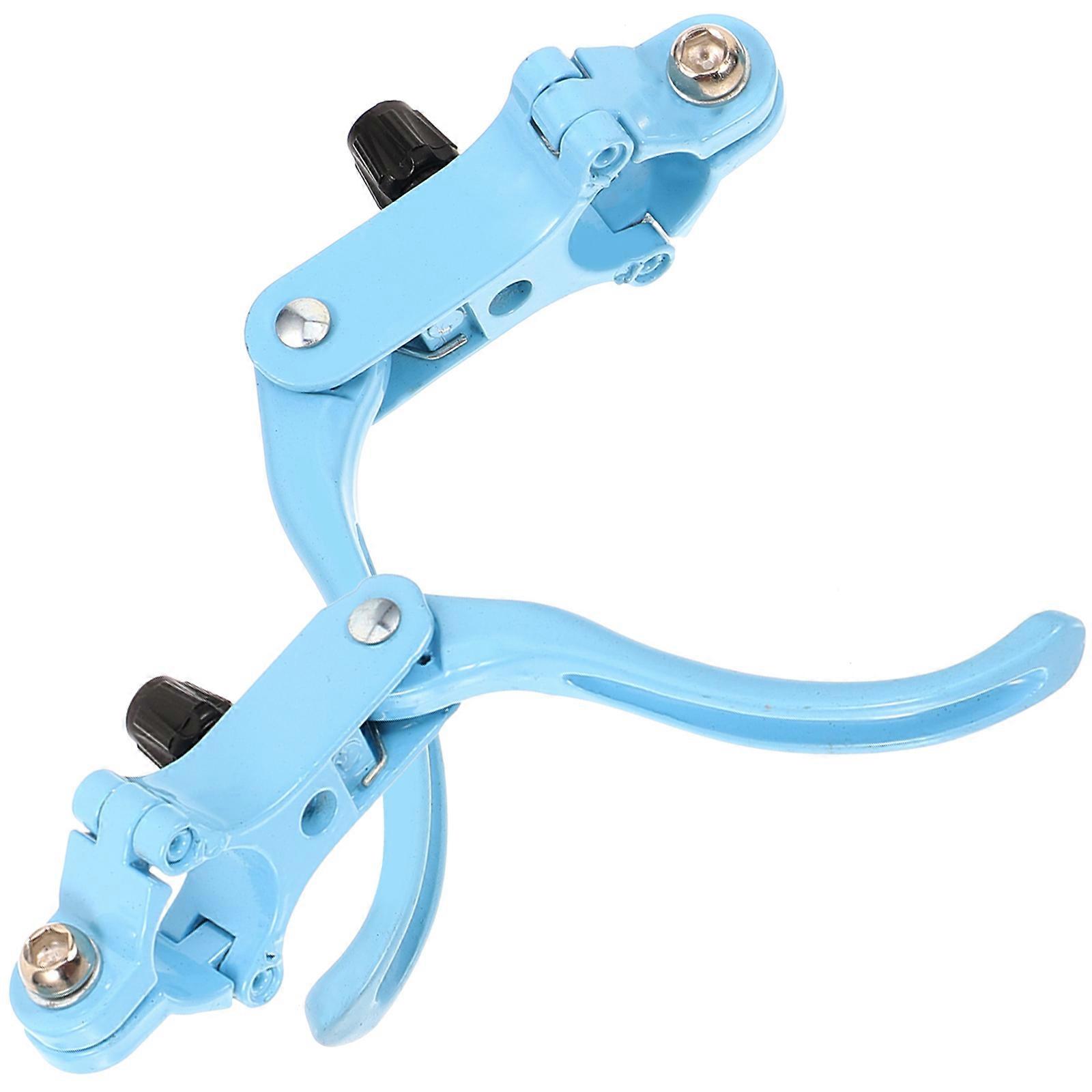 Bike Spare Parts Brake Handle Durable Aluminum Alloy Red 4.7×4.3×1.6in Safety Assurance 1Pair
