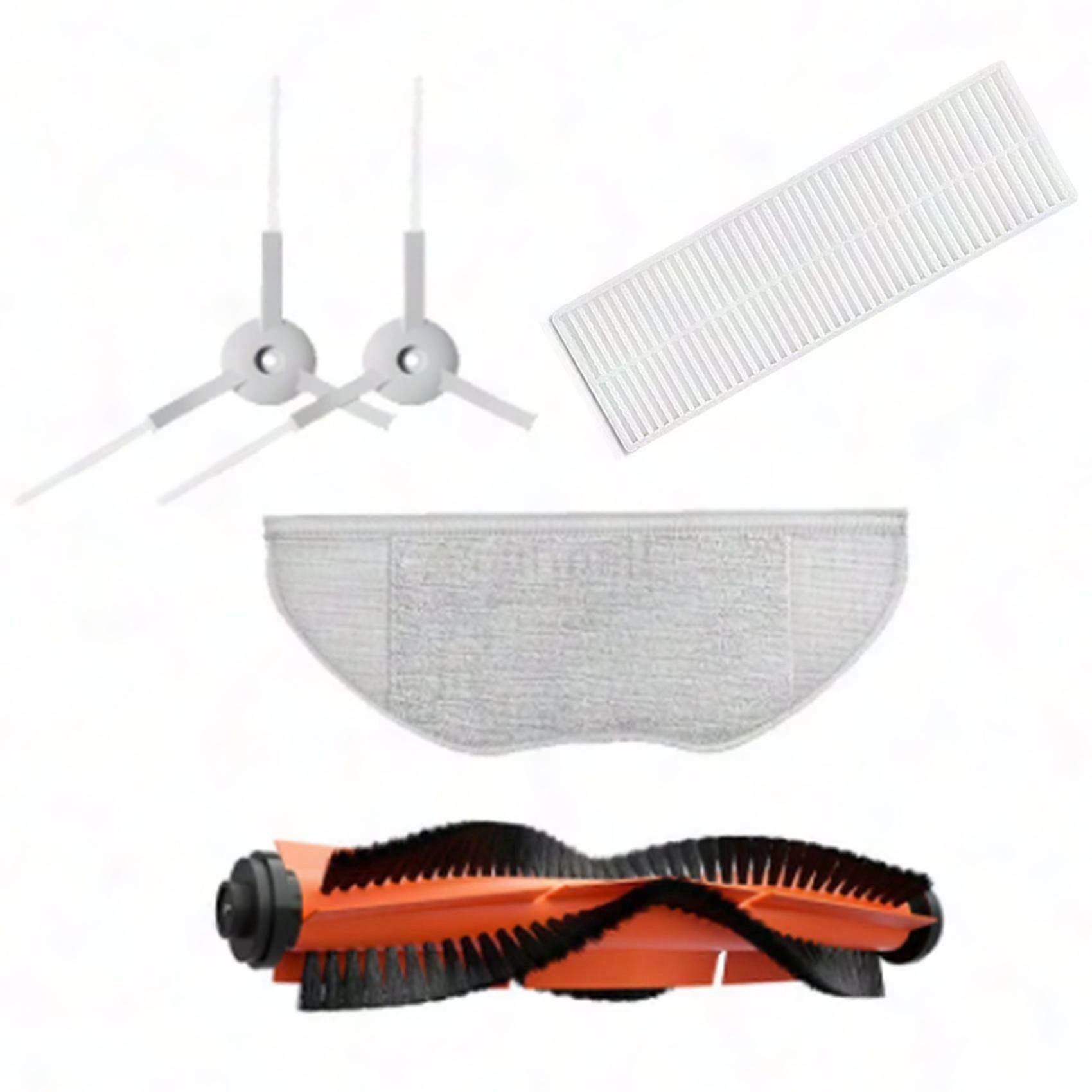G1 MJSTG1 Mi Robot Vacuum-Mop Essential Accessories: Main Roller Brush, HEPA Filter & Mop Cloth