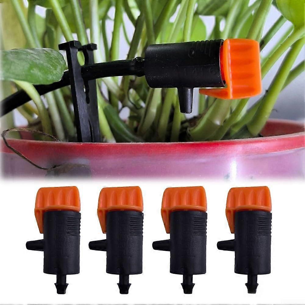 60 pieces drip irrigation nozzles, adjustable flow, garden irrigation, flower watering