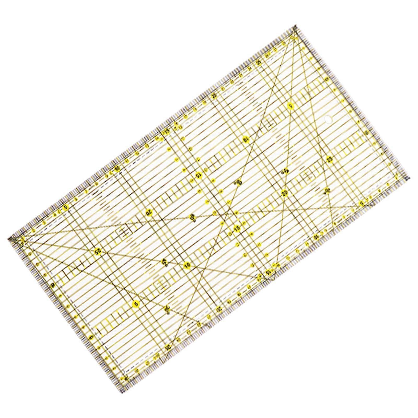 Tailor Ruler Patchwork Ruler 15 cm x 30 cm Sewing Accessories Tailors Ruler Quilting Fabric Ruler for Hand Measuring Sewing