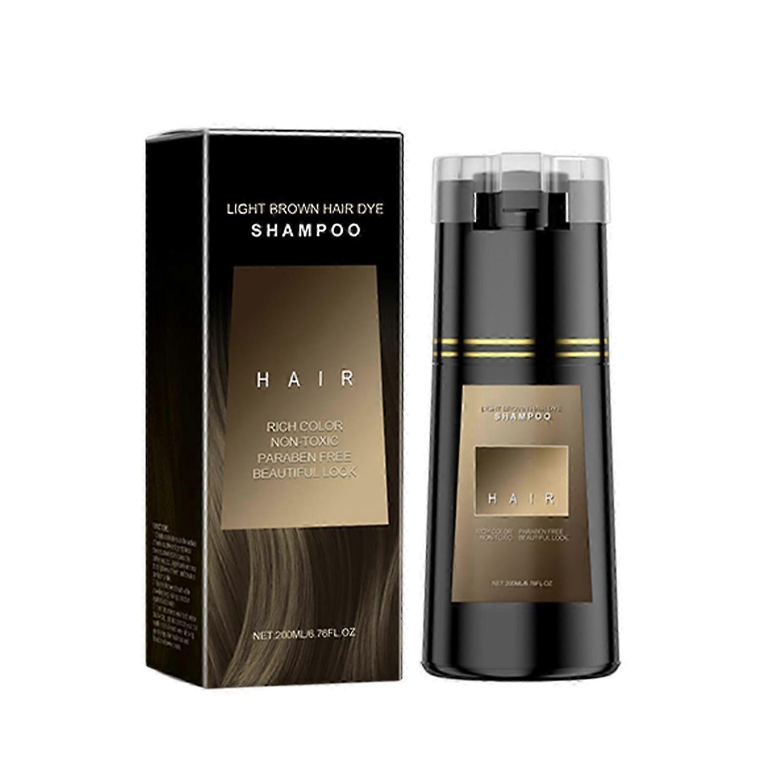 Hair Color Shampoo, Hair Dye Shampoo,Instant 3-in-1 Hair Dye Shampoo, Suitable for Dark Hair
