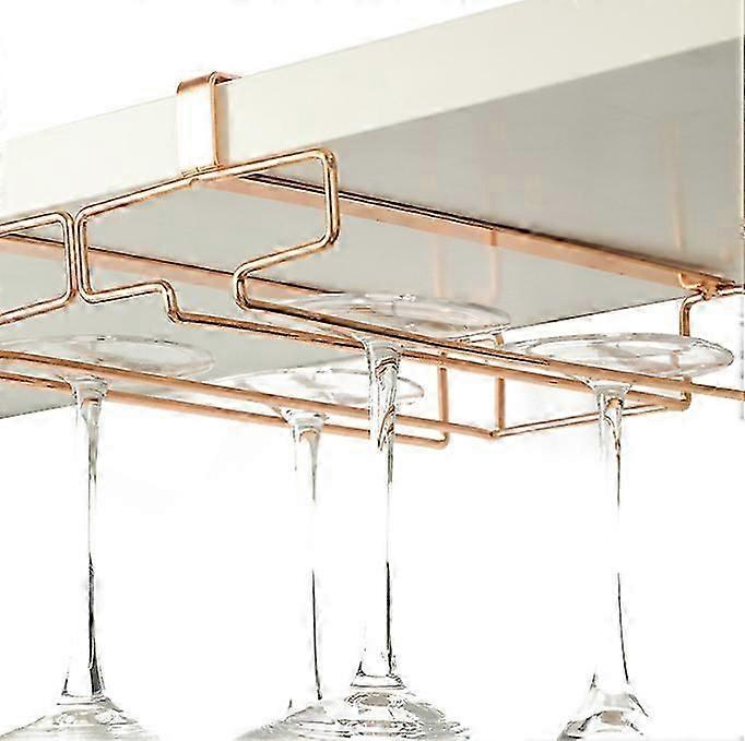Weinglashalter unter Schrank Küchenorganisation