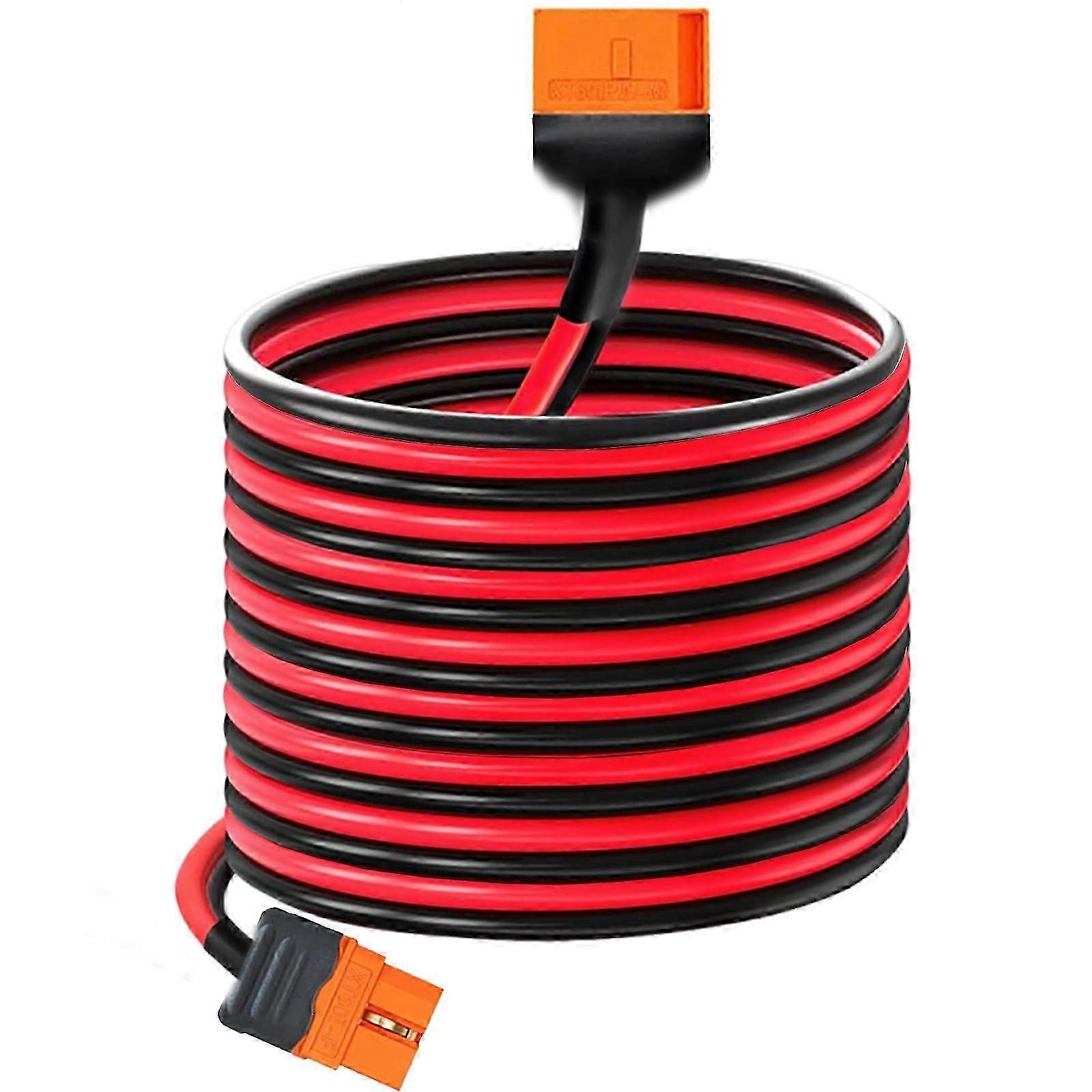 Extension Cable XT60i Male to Female Connector Cord Replacement for Remote Battery Power Solar Panel Accessories