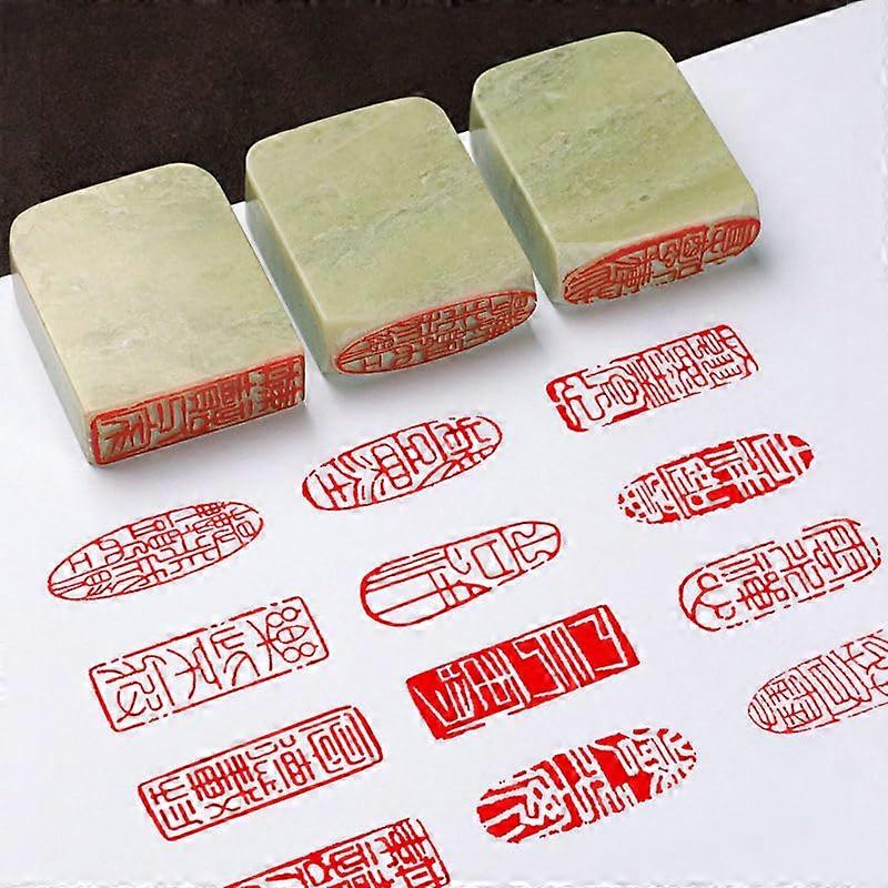 Chinese Calligraphy Seal, Japanese Sumi Painting Stamp, Rectangle Corner Stamp, Stone Seal Engraving, Custom Mood Seal