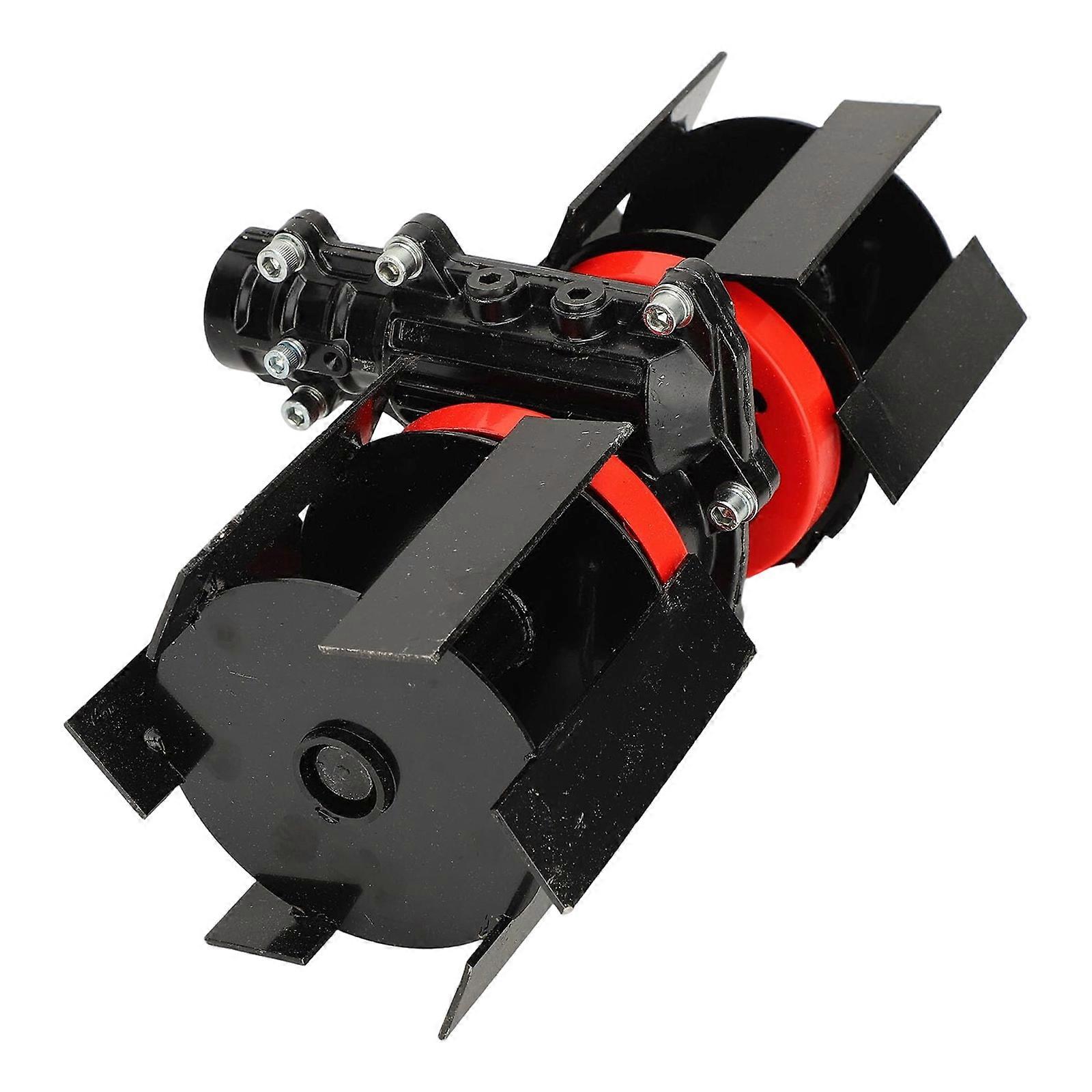 Efficient Lawn Mower Straight Angled Blade Assembly 14CM Weeding Wheel For Grass Cutting & Professional Lawn Maintenance Multicolor