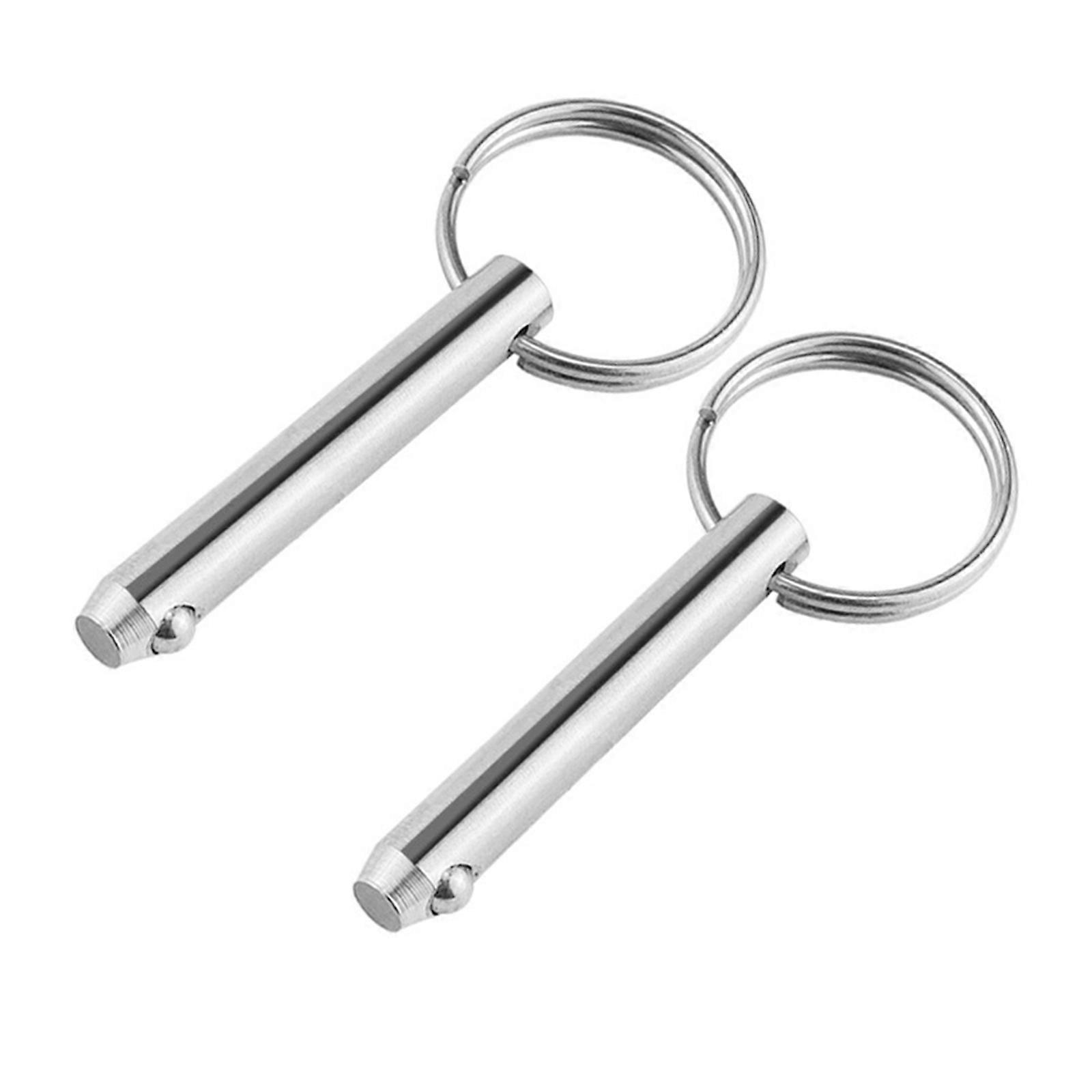2Pcs Quick Release Pin 6mm/8mm Diameter Pin for Bimini Top Pin Marine Hardware Corrosion Resistant Stainless Steel Pin Multicolor