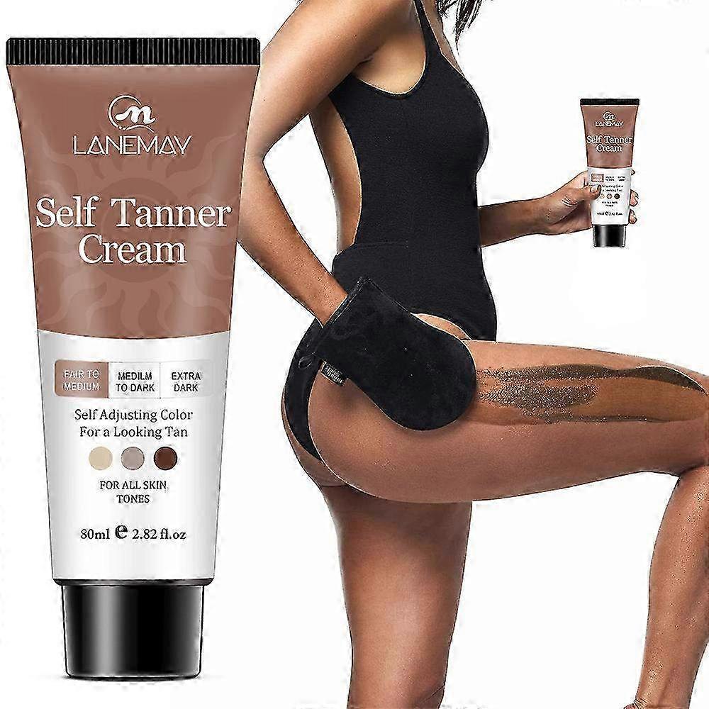 Loțiune naturală autobronzantă și cremă de bronz gradual pentru femei - Bronzant hidratant cu accelerator natural pentru o strălucire sărutată de soare