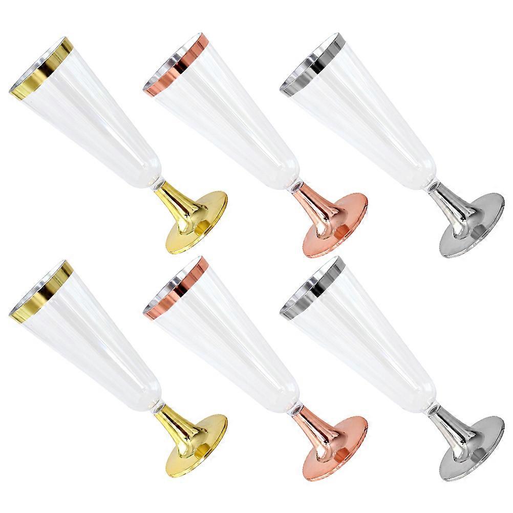 Flute Flutes for Party 6Pcs Drinking Goblet