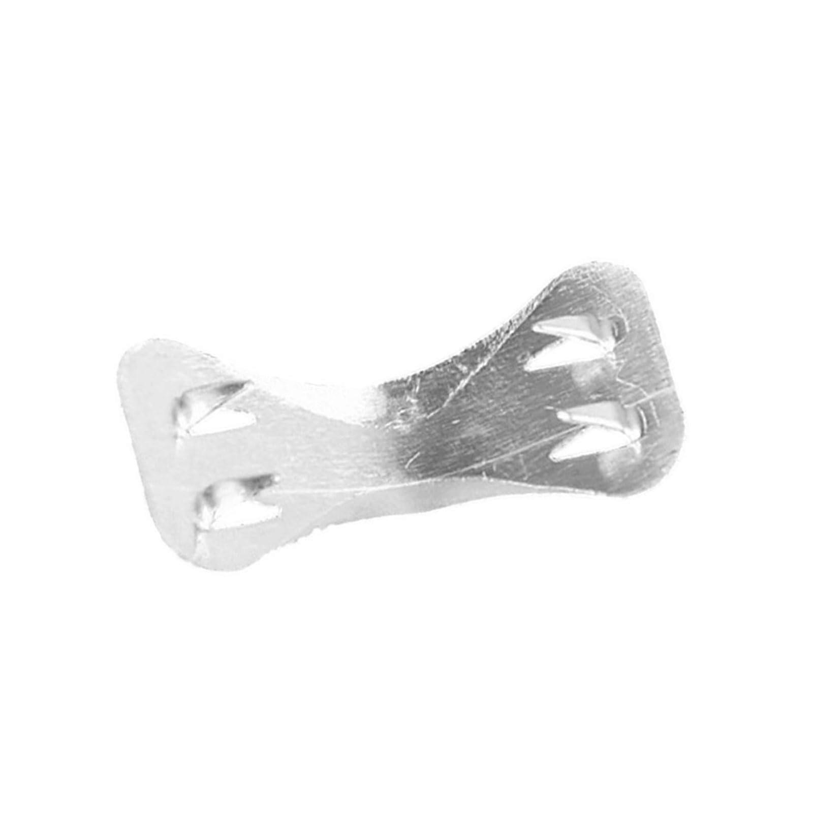 Elastic Bandage Clips, Replaceable Stretch Metal Fasteners, 100 Pack, Medical Bandaging Accessories, Durable and Flexible