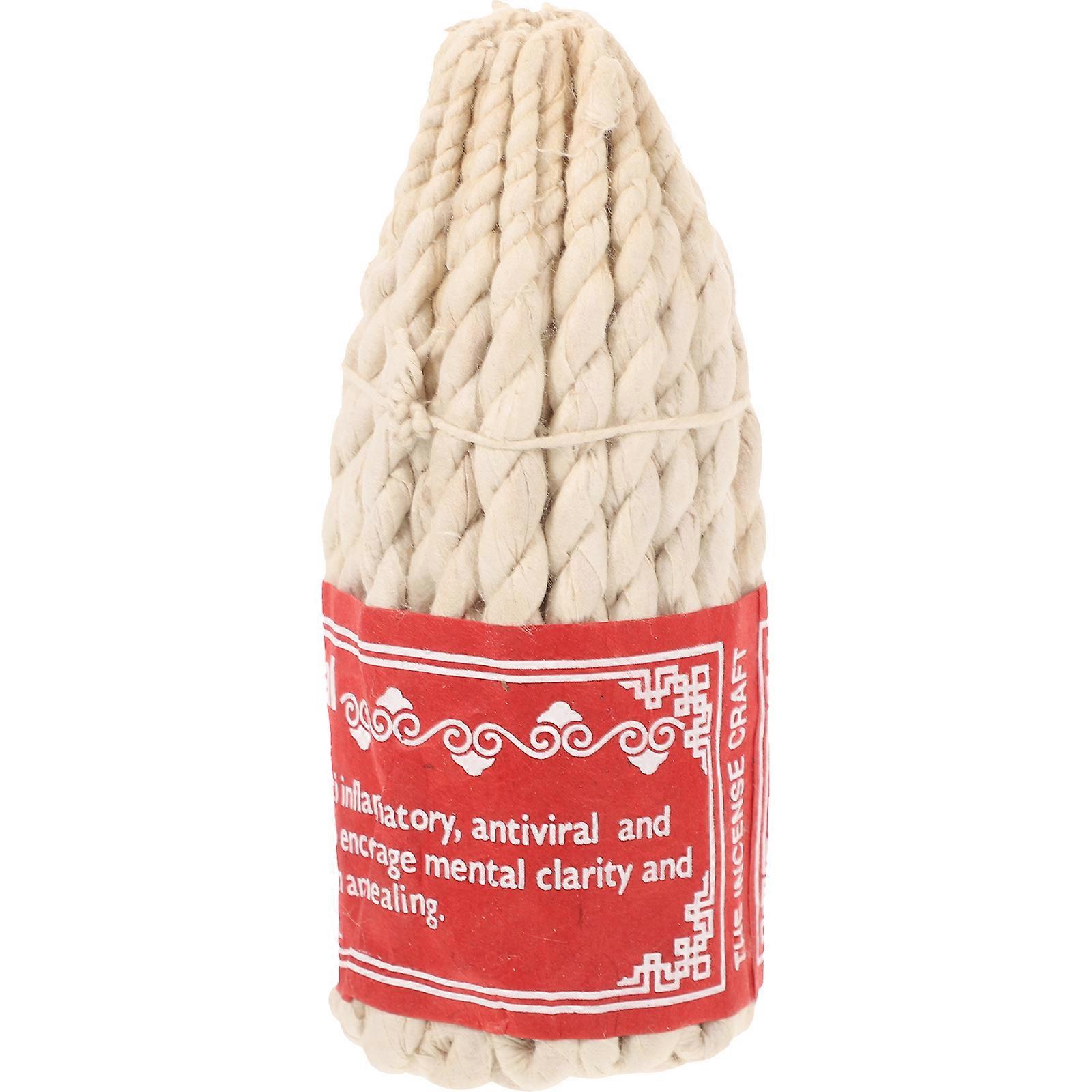 Buddhist Offering Rope Incense For Therapy Relaxation 10.8X4.3cm 1Pcs