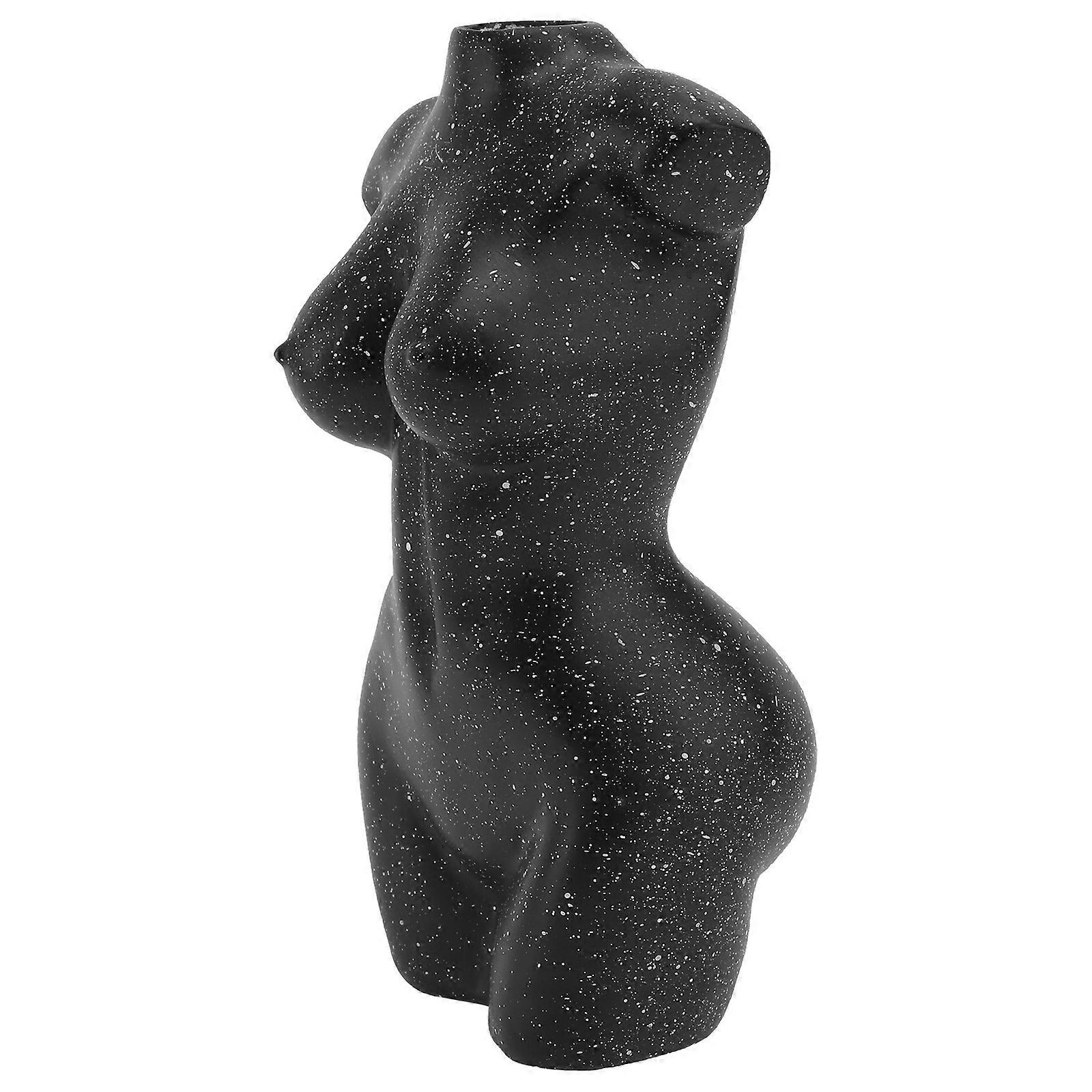 Aesthetic Vase Decorative Flower Implement 12x7cm Creative Shape Modern Artistic Style 1Pack
