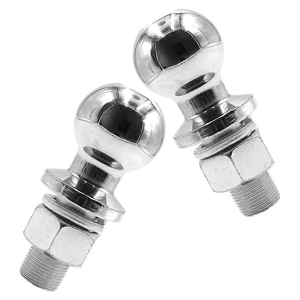 Trailer Parts And Accessories Hitch Ball Heavy Duty Towing For Heavy Equipment Transport Steel Material 12.00X5.00X5.00CM 2Pcs