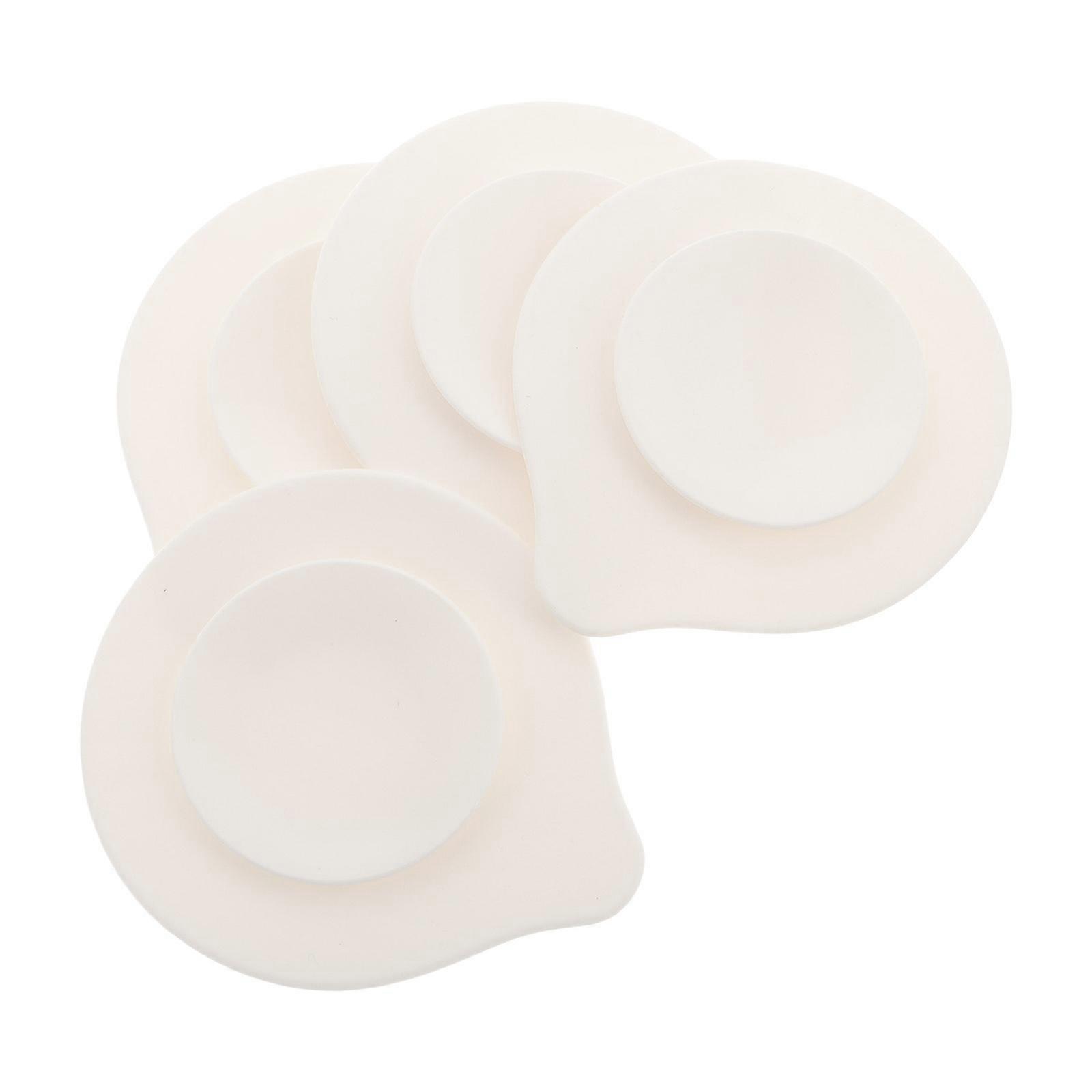 Plate Coasters Silicone Tableware Sucker Multipurpose Use For Smooth Surface Usage 4Pcs