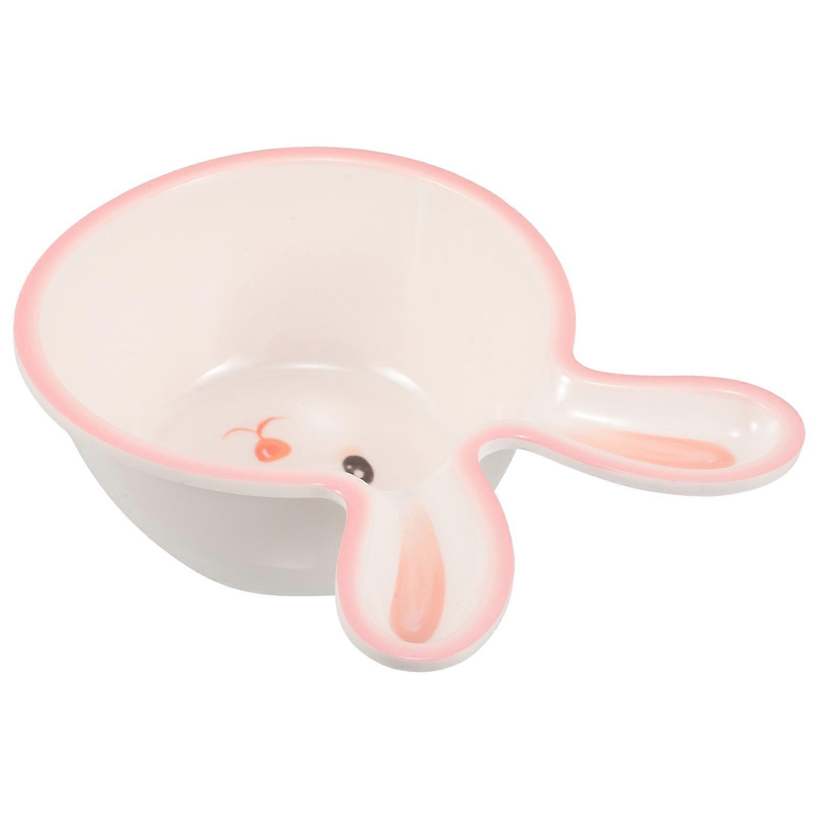 Candy Bowl for Kids Easter Decorative Bowls Bunny Shaped Tableware Multi Color 18.00X13.00X5.50CM Serving Snacks 1Set