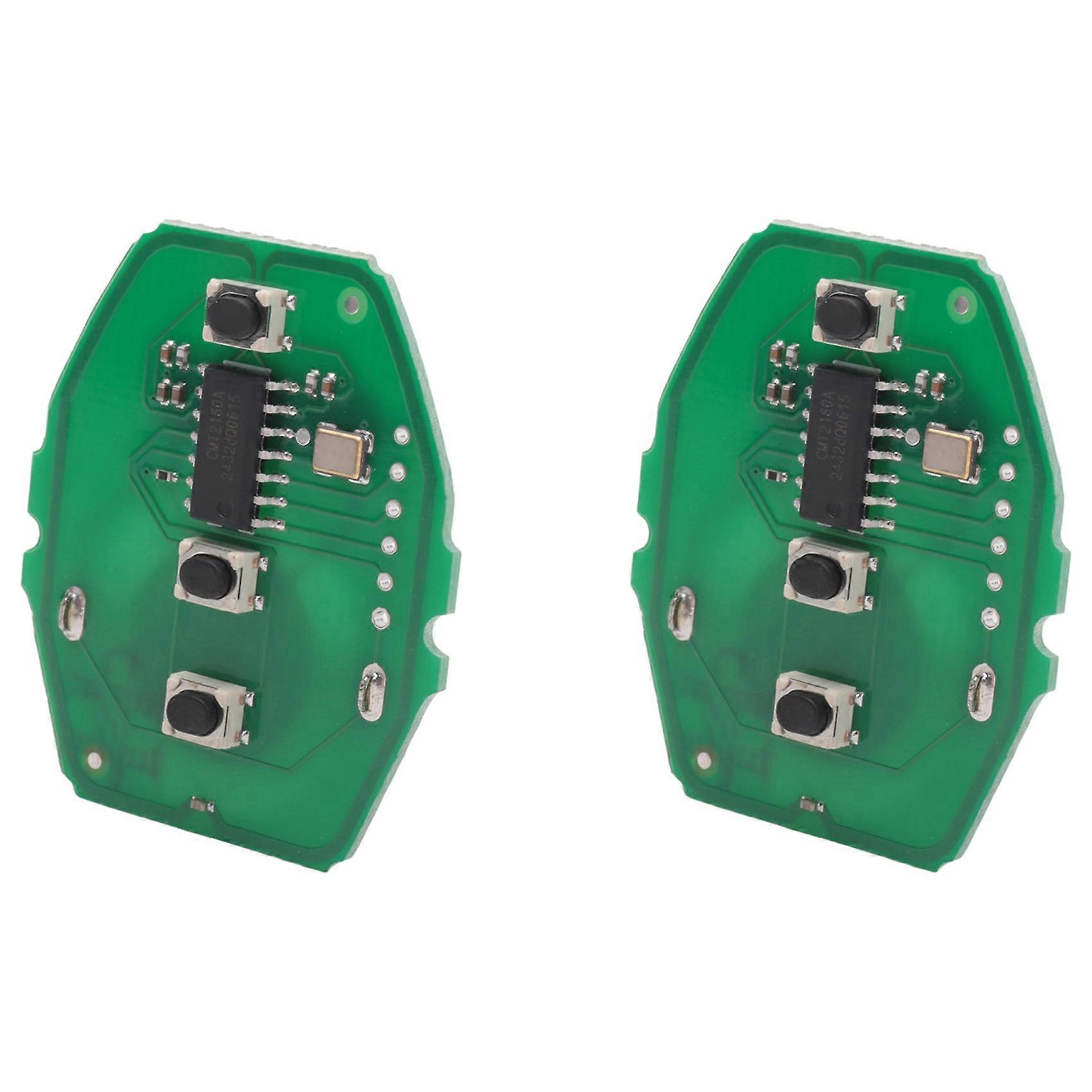 2X 3 Button Remote Car Key Control Circuit Board 315MHz/433MHz For- 3 5 Series E46 E39 EWS Without K