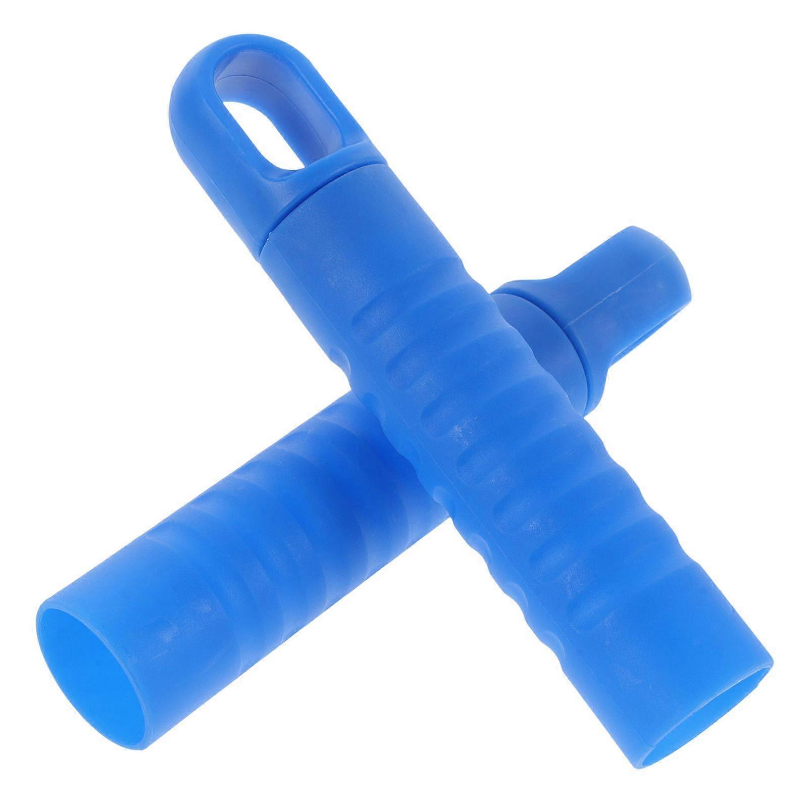 2pcs Mop Handle End Cap Practical Mop Rod Handle Sturdy Handle Grip Replacement For Dustpan Rod