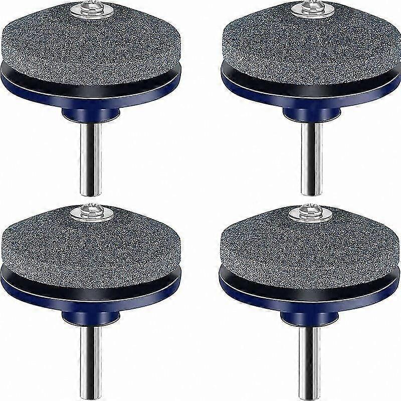 4-Pack Lawn Mower Blade Sharpener - Garden Tool for Electric & Hand Drills