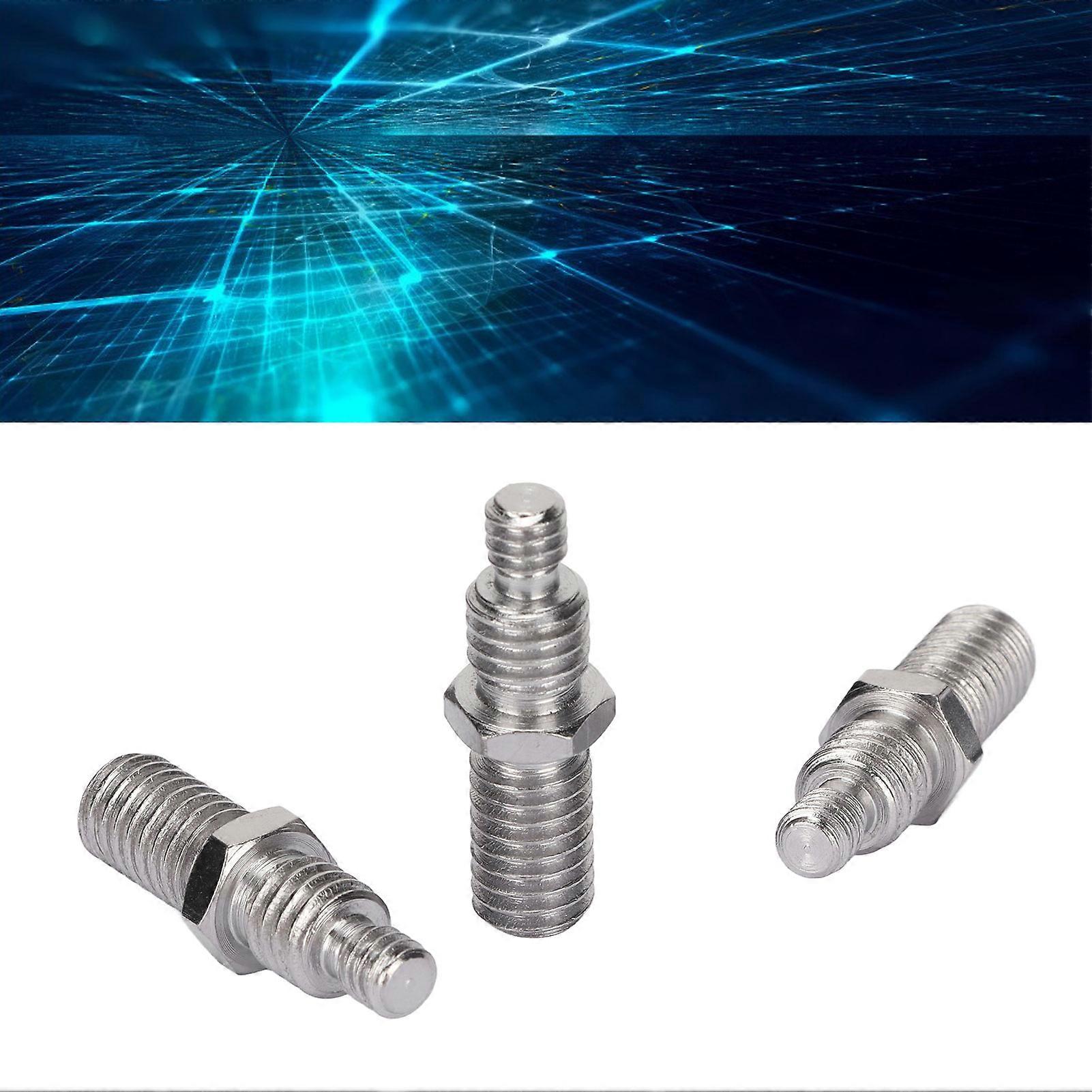 3Pcs 3/8 to 1/4 Conversion Tripod Screw Rustproof Exquisite Easy To Assemble Camera Tripod Screw Adapter 