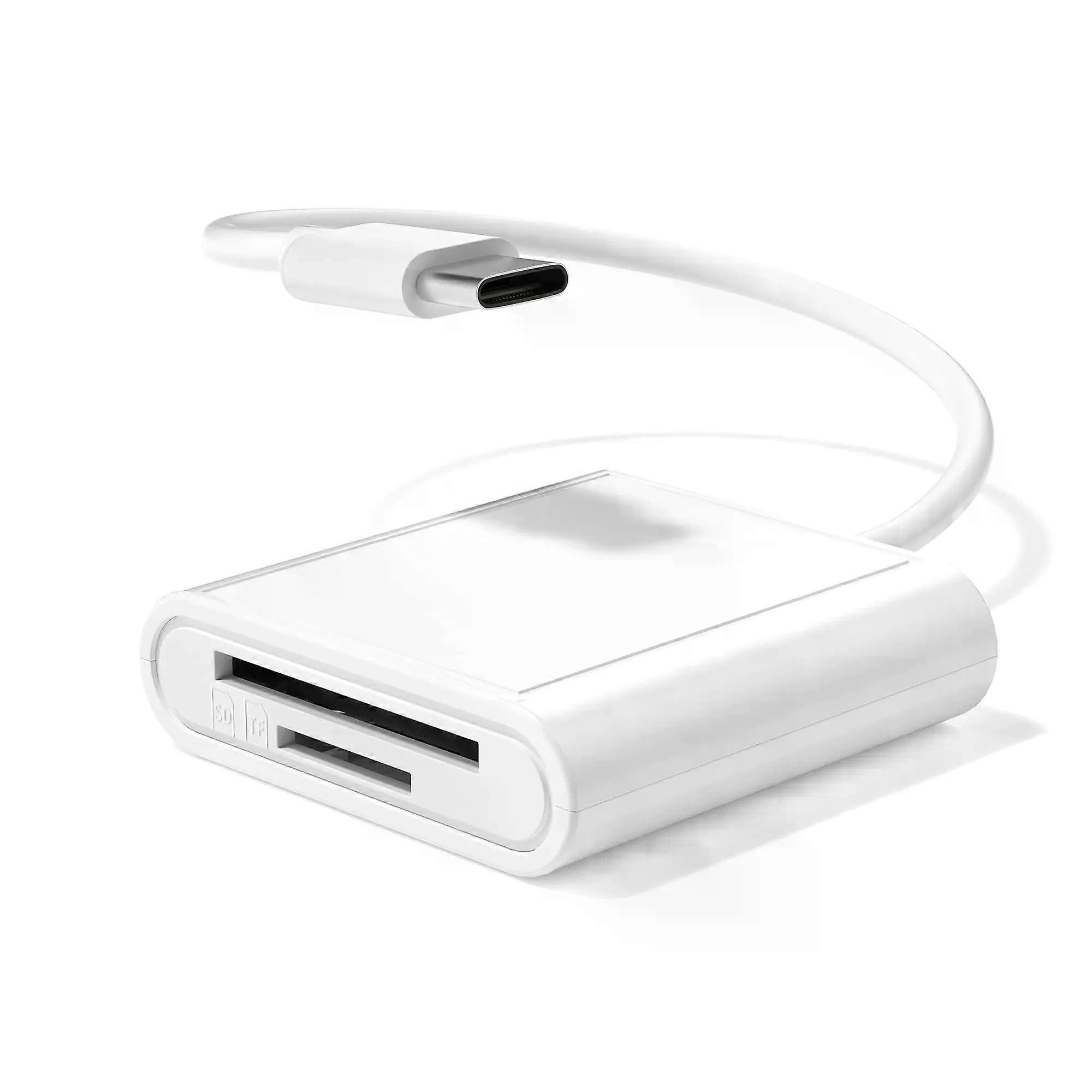 2-in-1 Type C Card Reader SD TF Memory Card Reader USB C OTG Adapter High Speed Data transmitter for Macbook Huawei Samsung